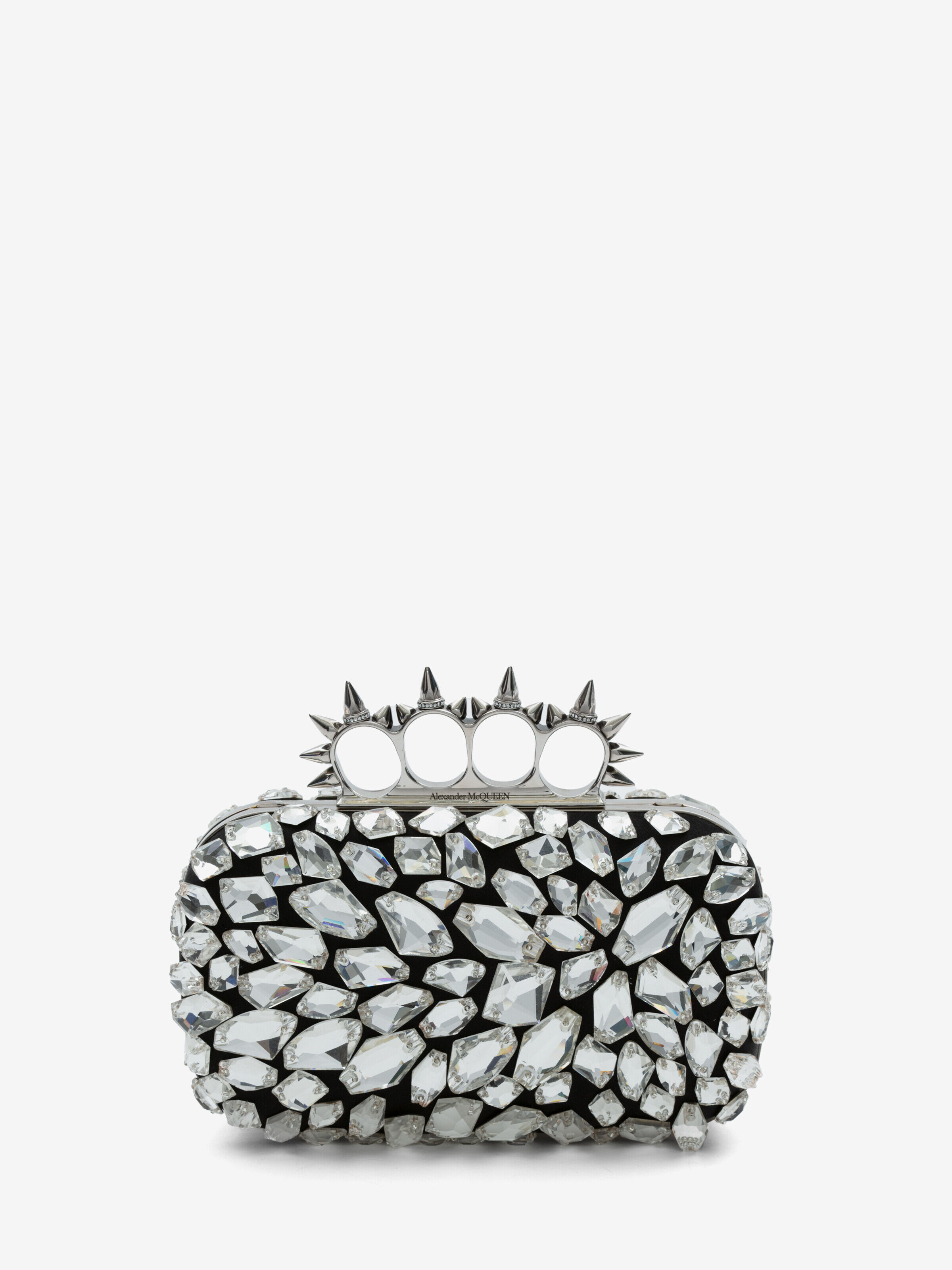 Alexander Mcqueen Knuckle Clutch In Black ModeSens