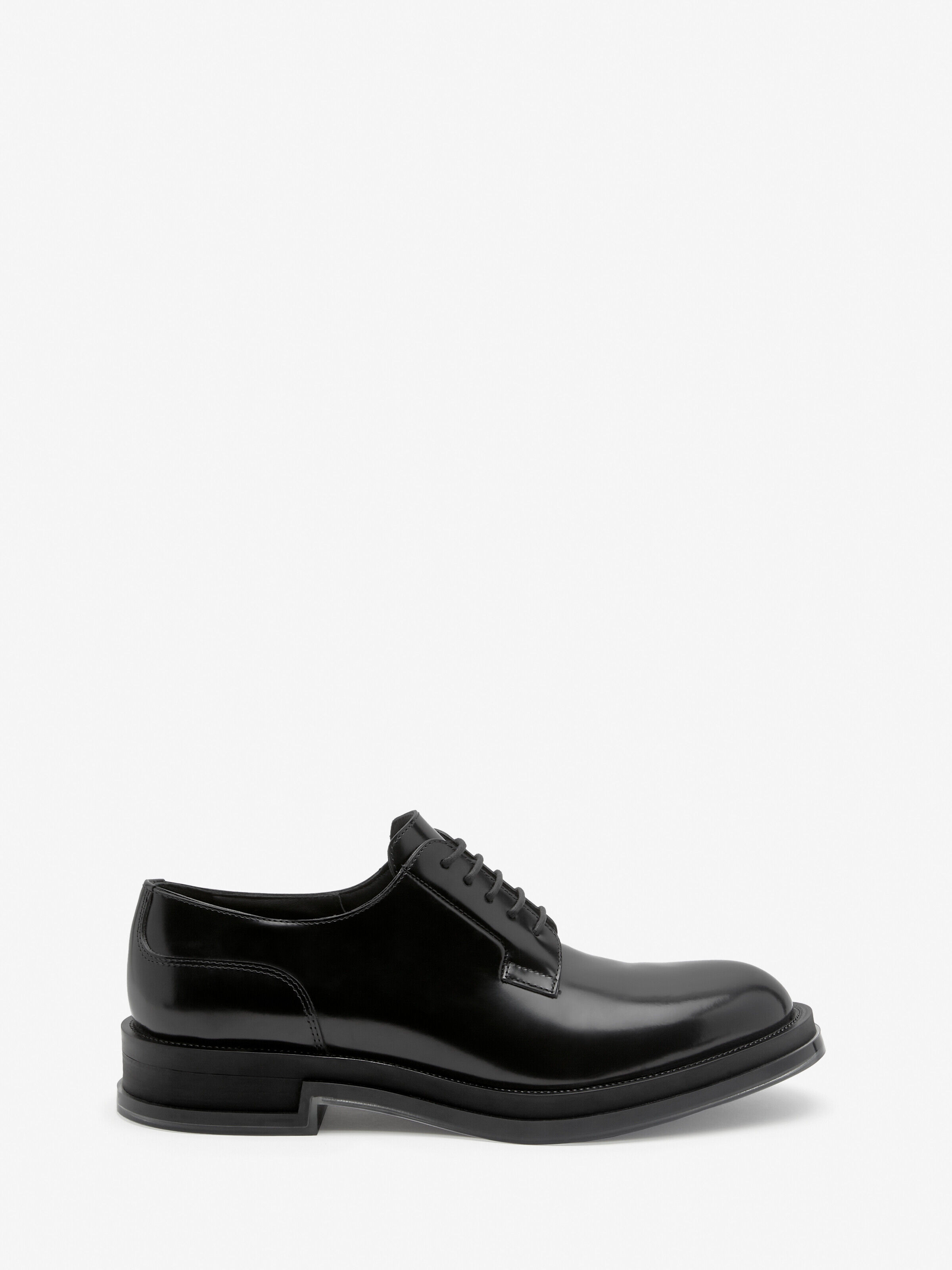 Alexander McQueen Men's Black Float Lace Up - 42.5 (Calfskin)