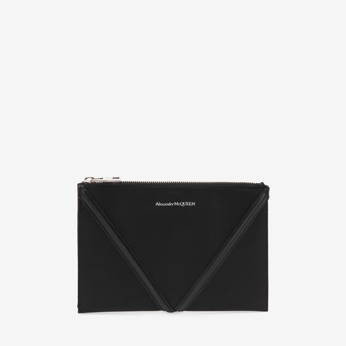 Alexander Mcqueen The Harness Small Zip Pouch In Black