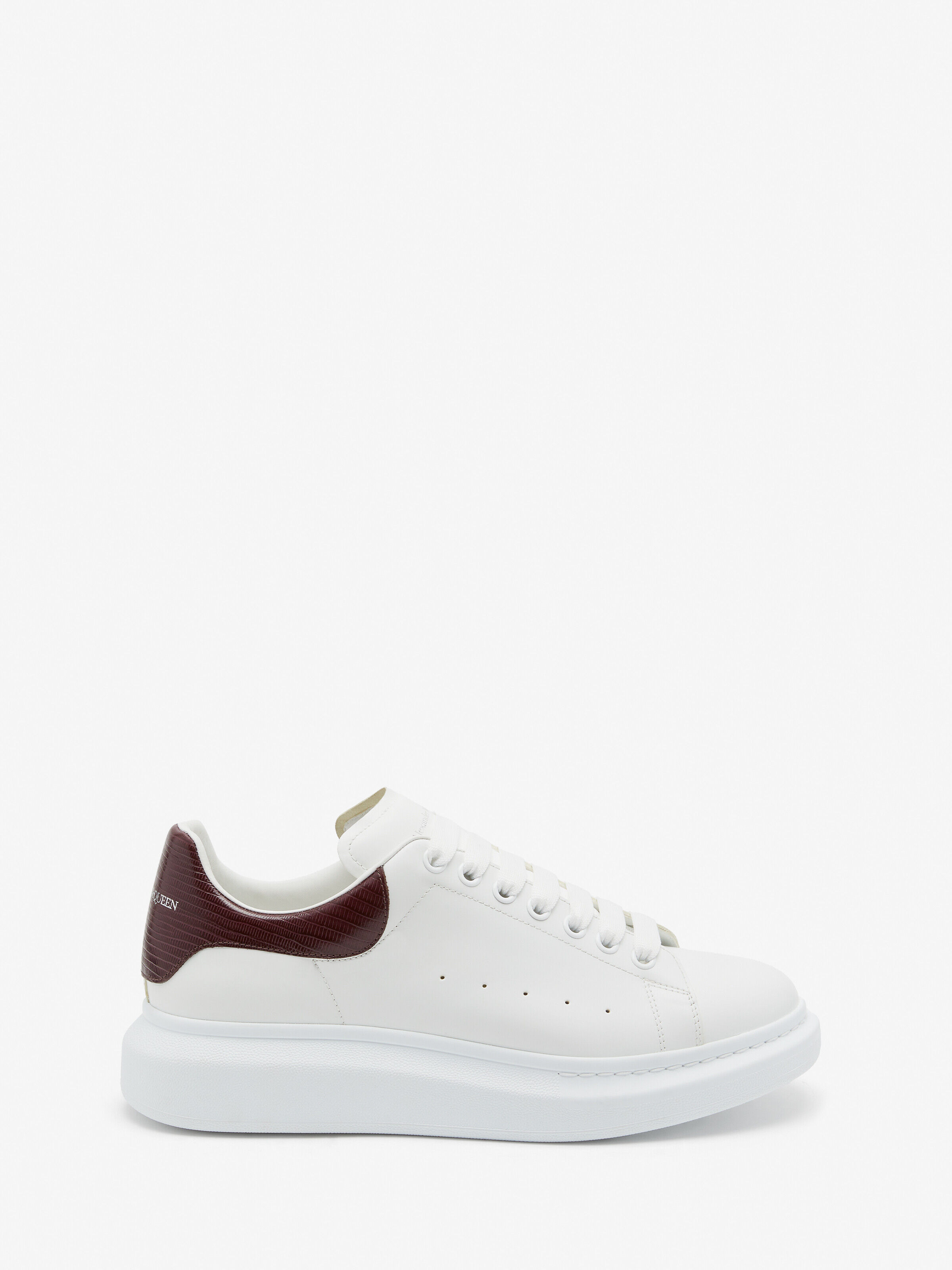 Alexander McQueen Men's White Oversized Sneaker - 44.5 (Cotton, Viscose & Polyester)