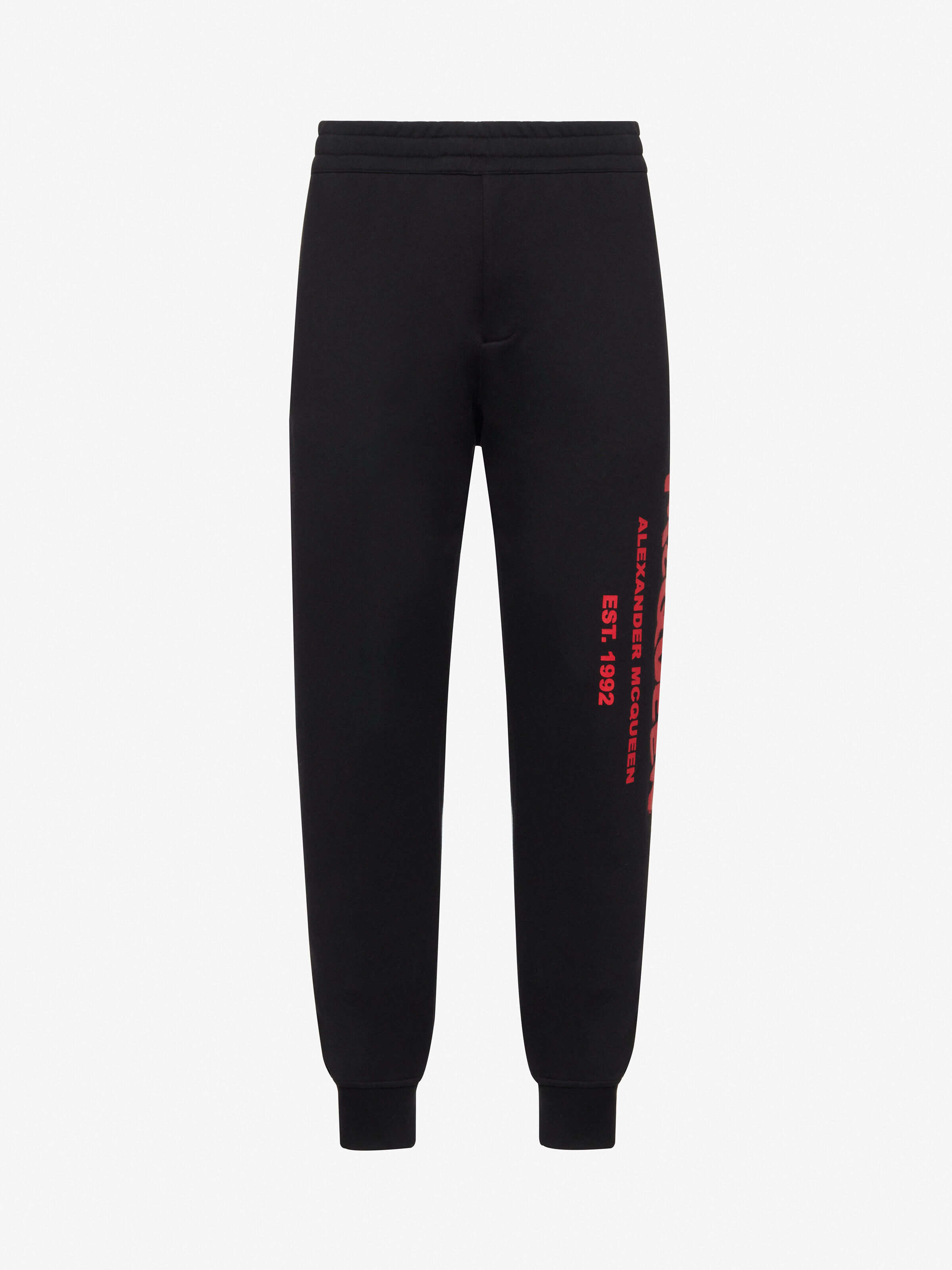 Alexander McQueen Men's Black McQueen Graffiti Joggers - S (Wool & Mohair)
