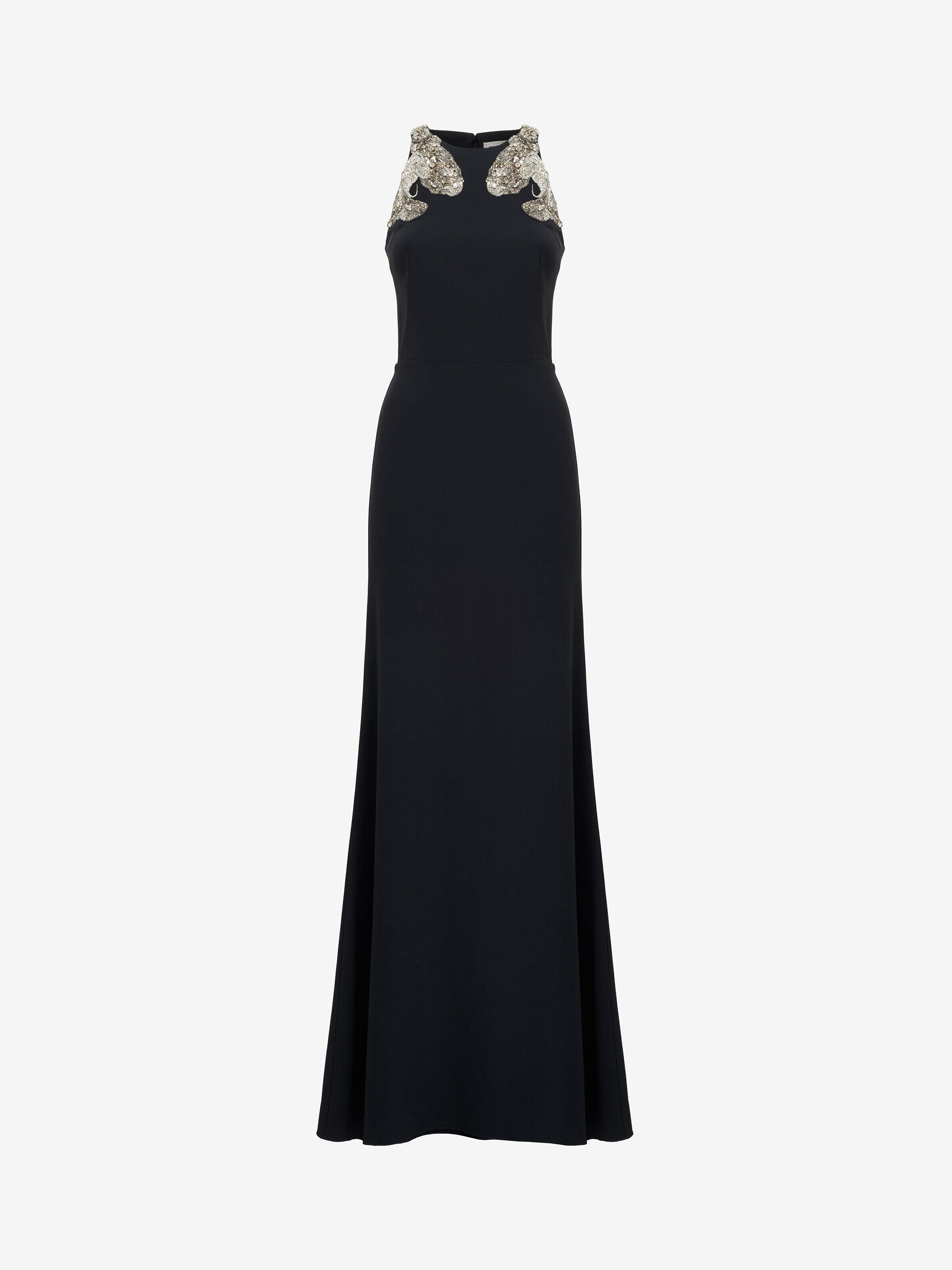 ALEXANDER MCQUEEN Embellished crepe gown | NET-A-PORTER