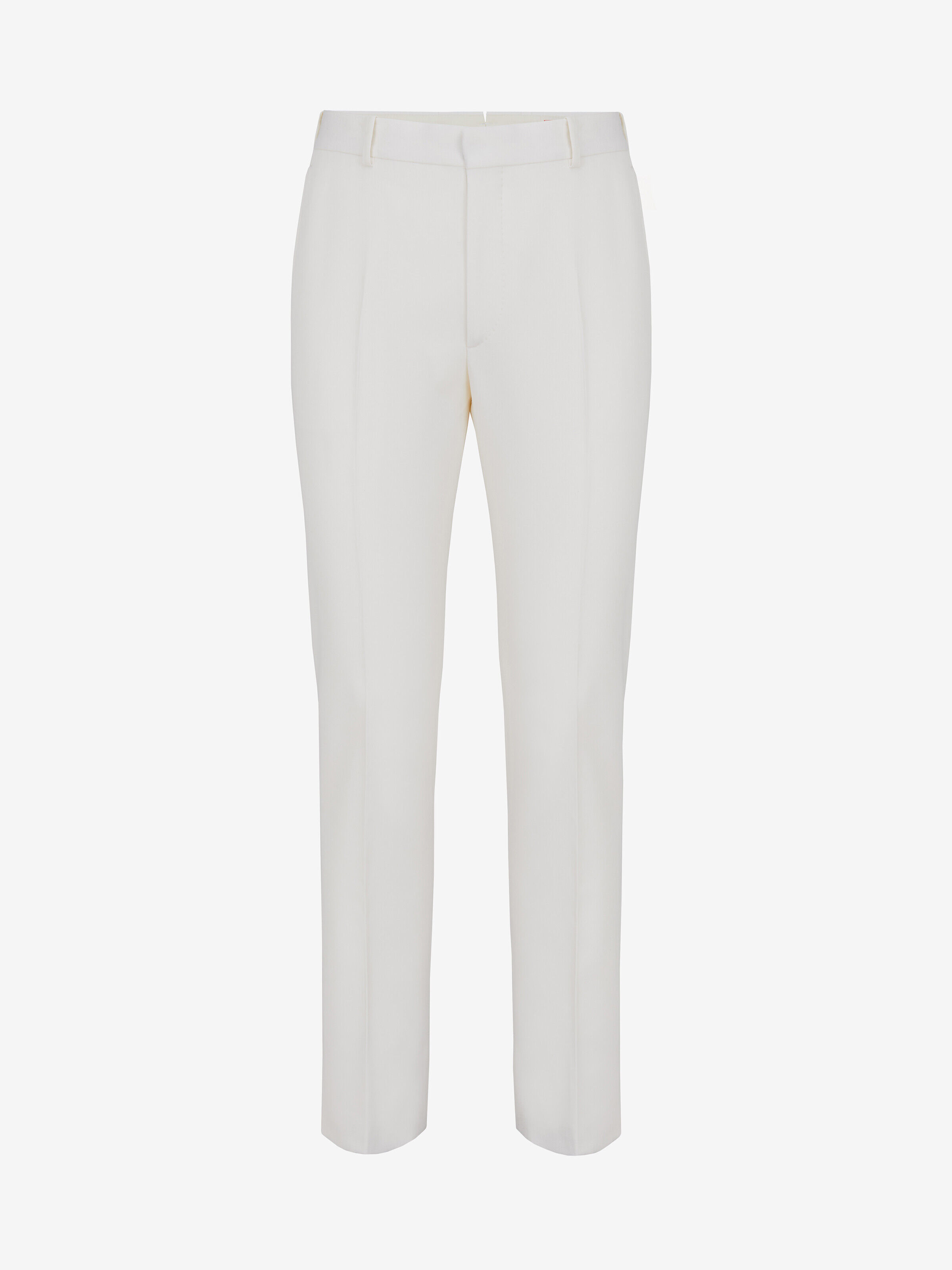 Alexander McQueen - Pantaloni sartoriali a sigaretta - Uomo - Bianco - 52 (Lana)