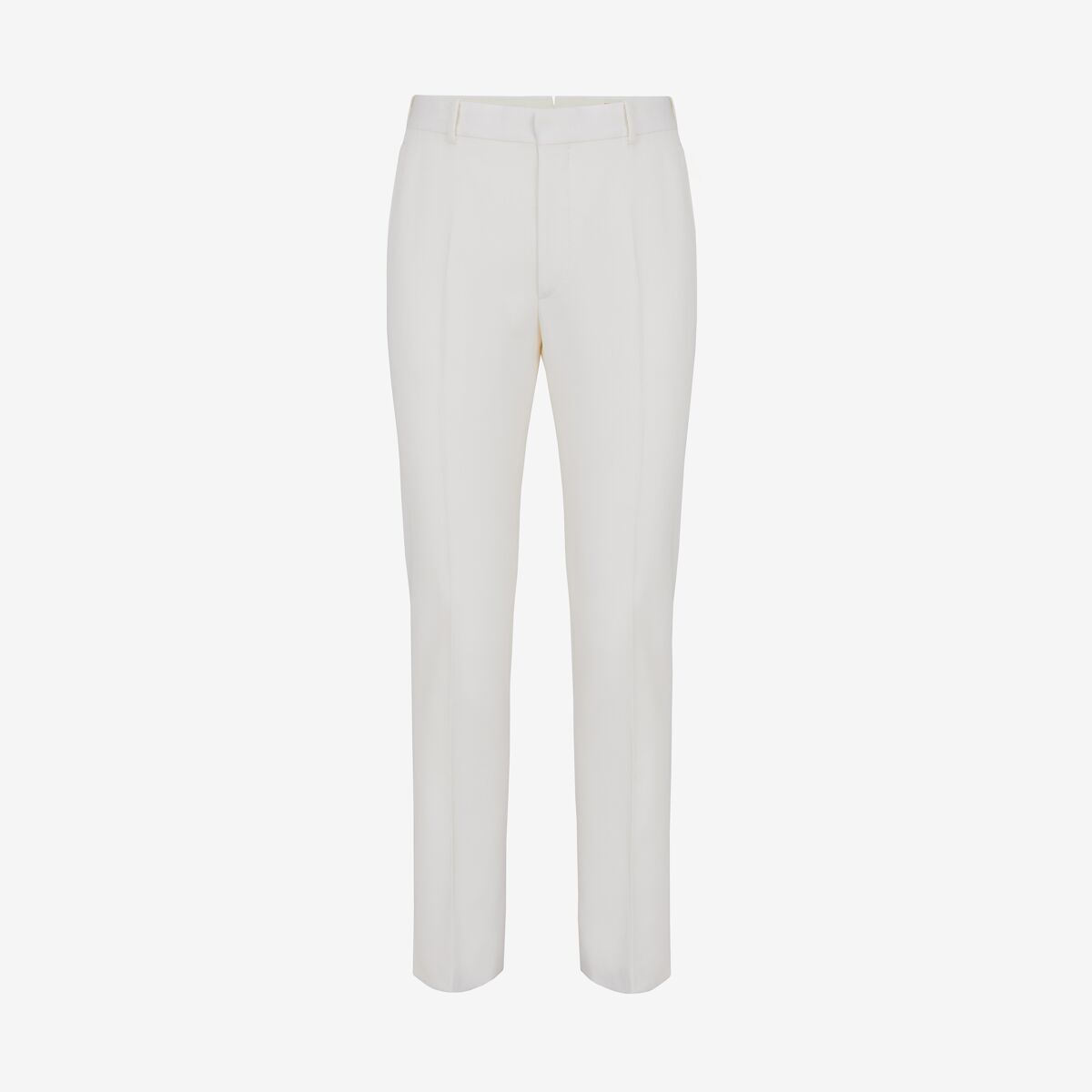 Alexander Mcqueen Tailored Cigarette Trousers In Soft White