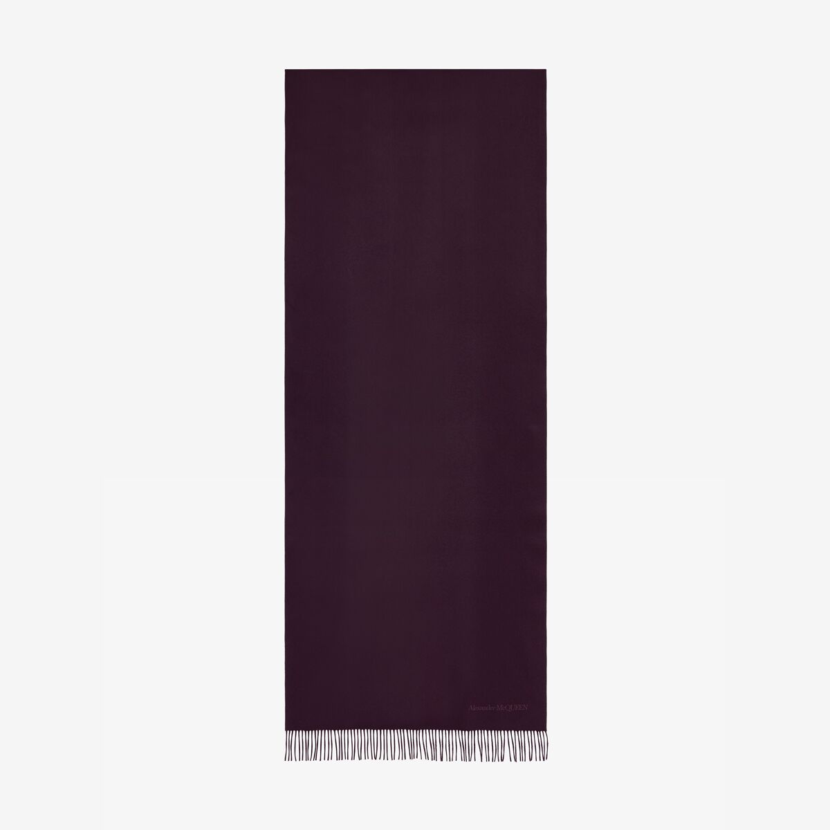 Alexander Mcqueen Embroidered Stole In Night Shade