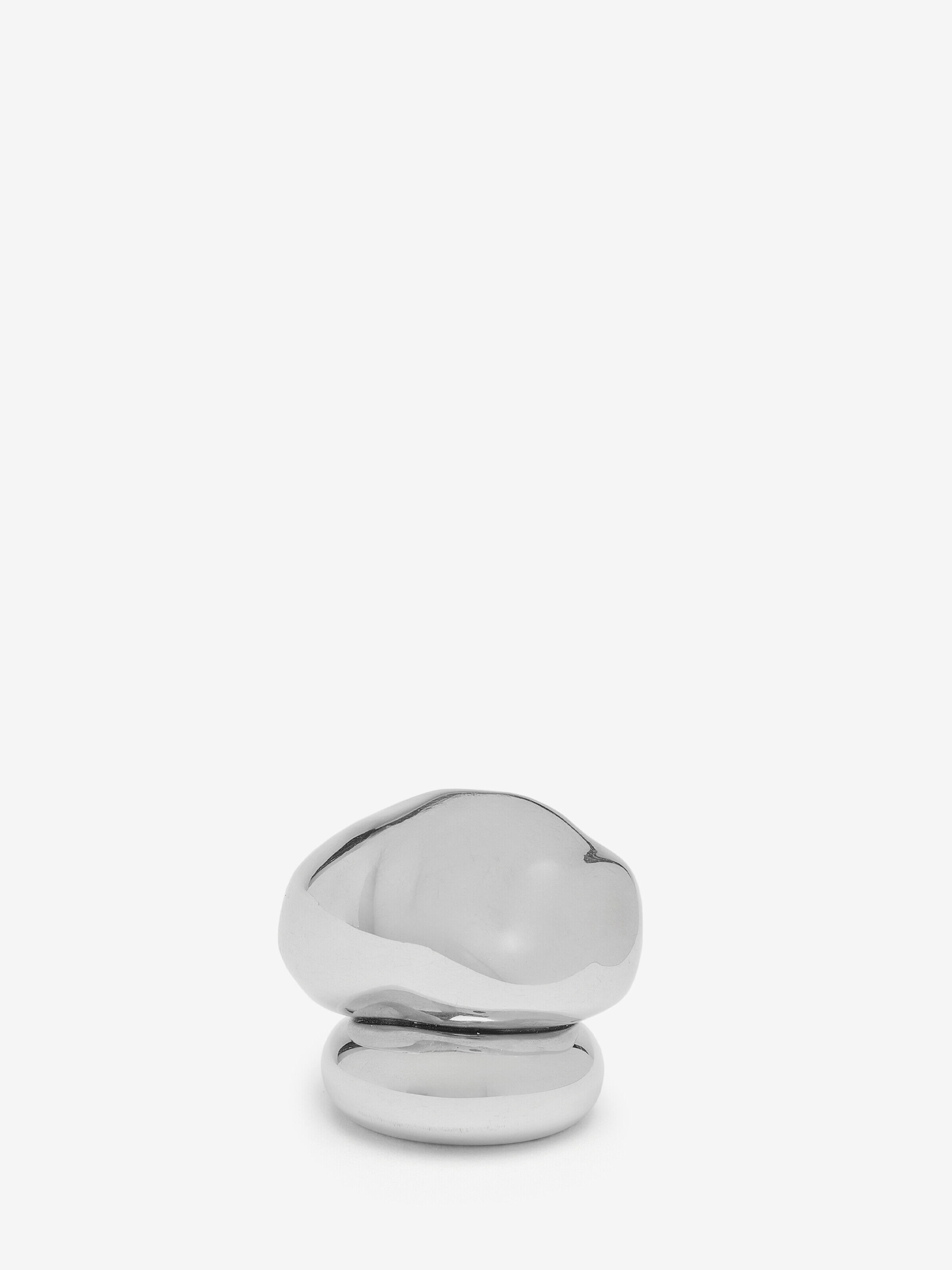 Alexander McQueen - Bague Stacked - Femme - Argent - 53 (Laiton)