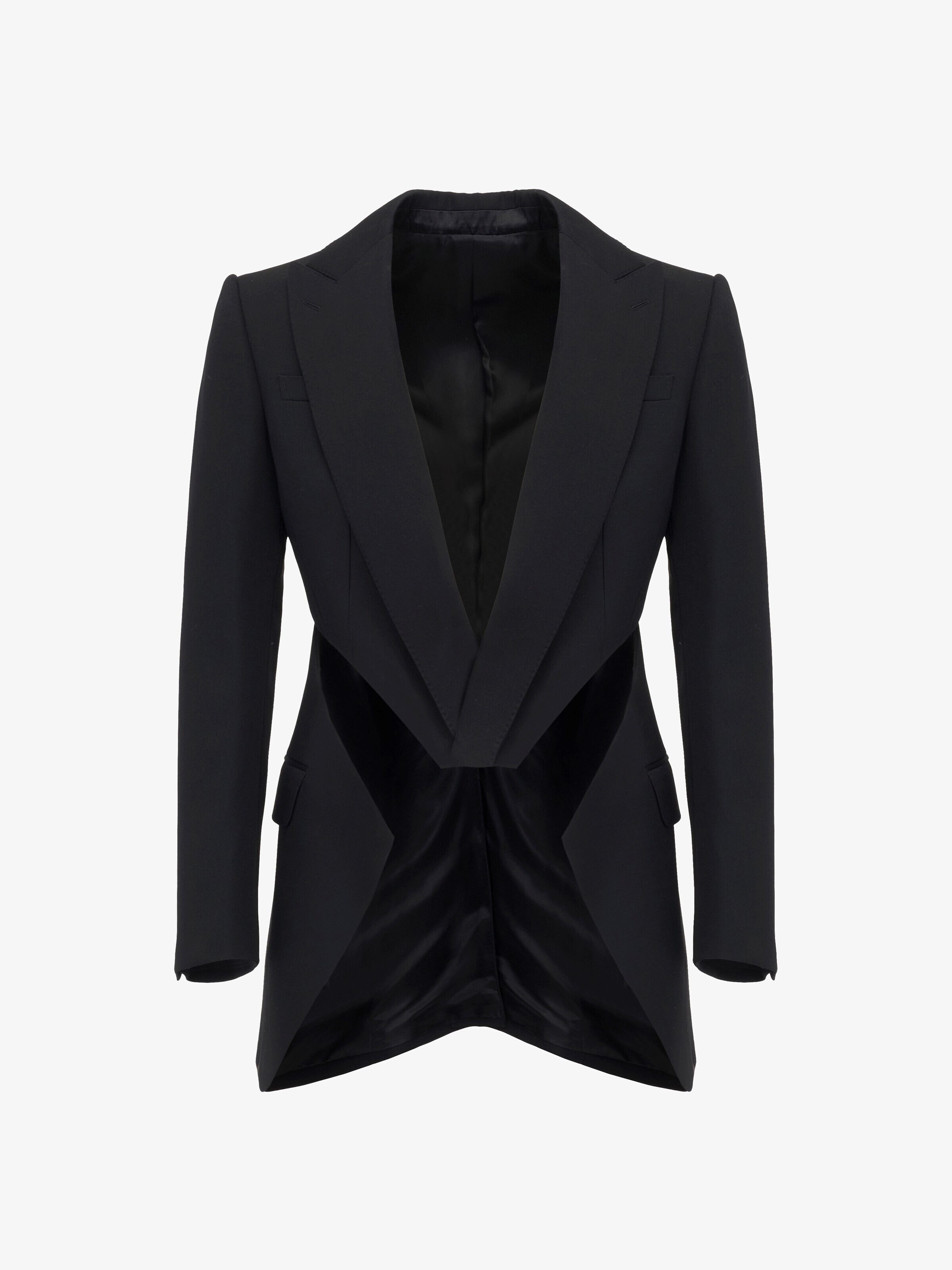 Alexander Mcqueen Slashed Jacket In Black | ModeSens