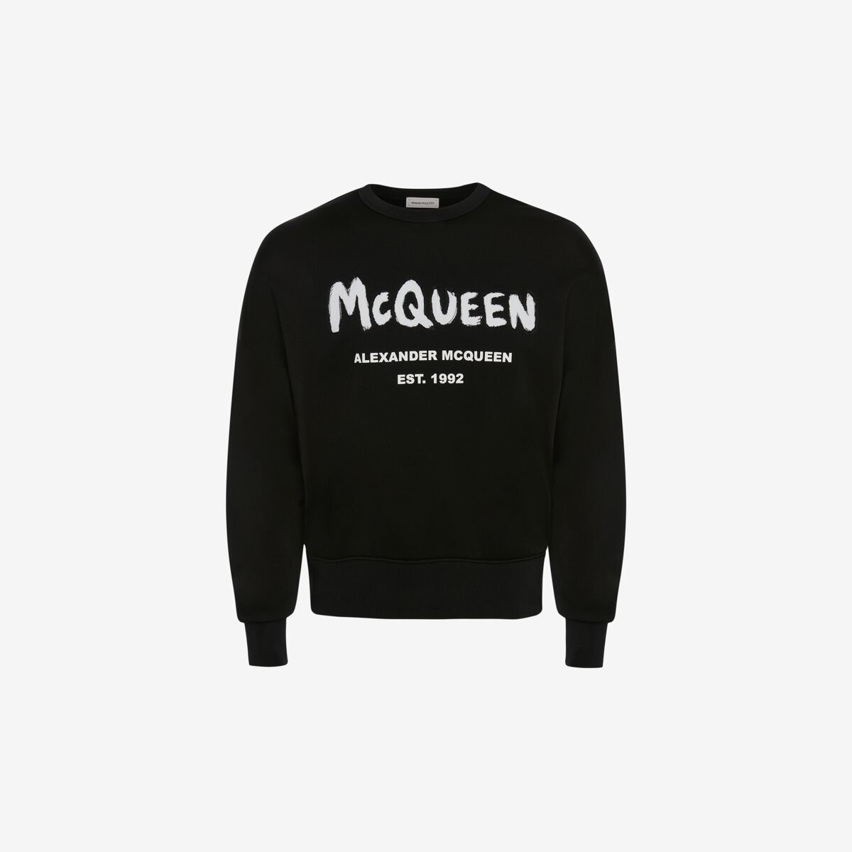 ALEXANDER MCQUEEN McQueen Graffiti Oversized Sweatshirt