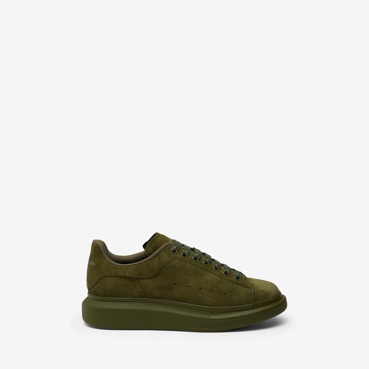 Alexander Mcqueen Oversized Sneaker In Military Green