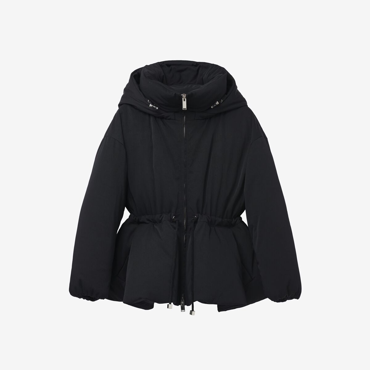 ALEXANDER MCQUEEN PEPLUM PUFFER JACKET