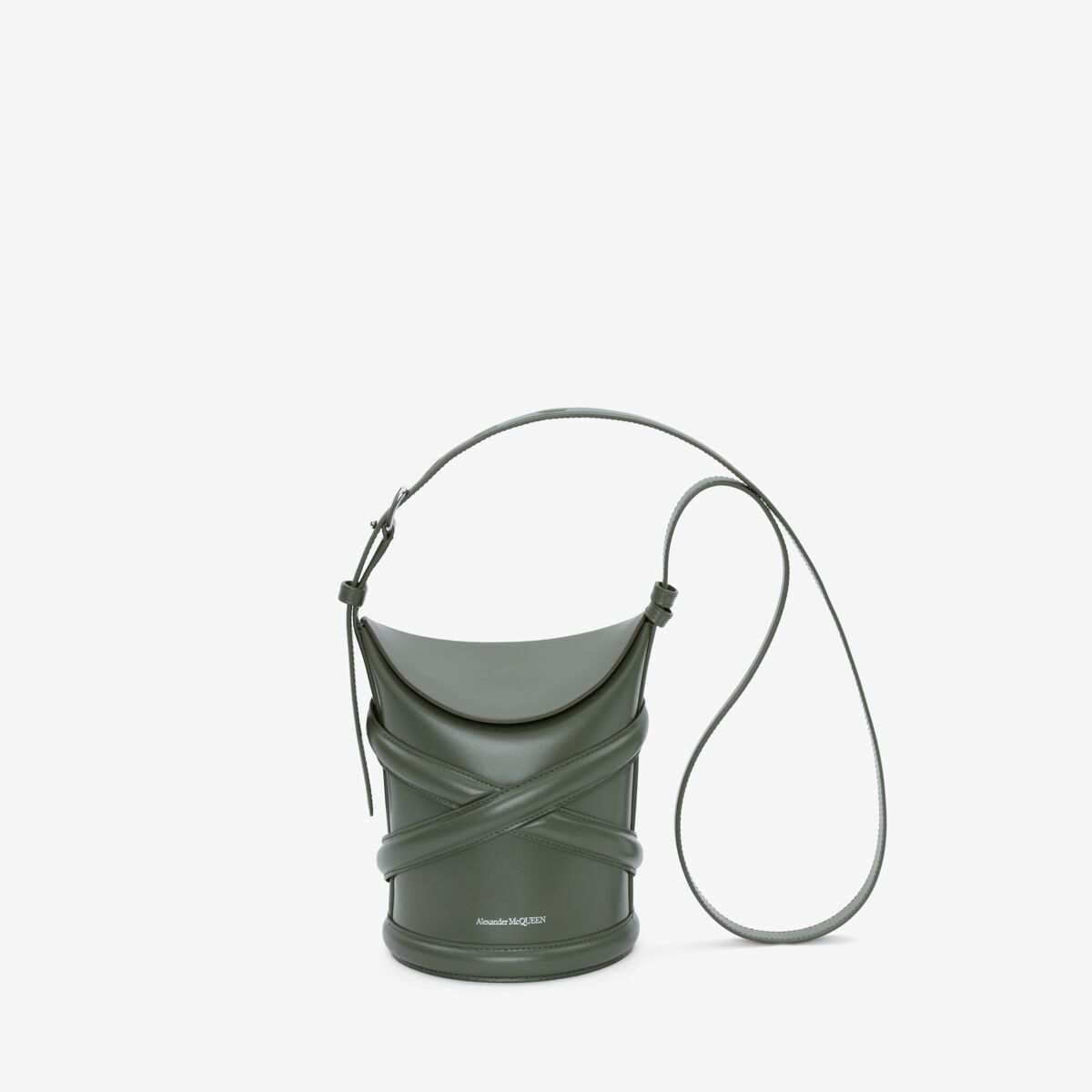 Alexander Mcqueen The Curve In Military Green