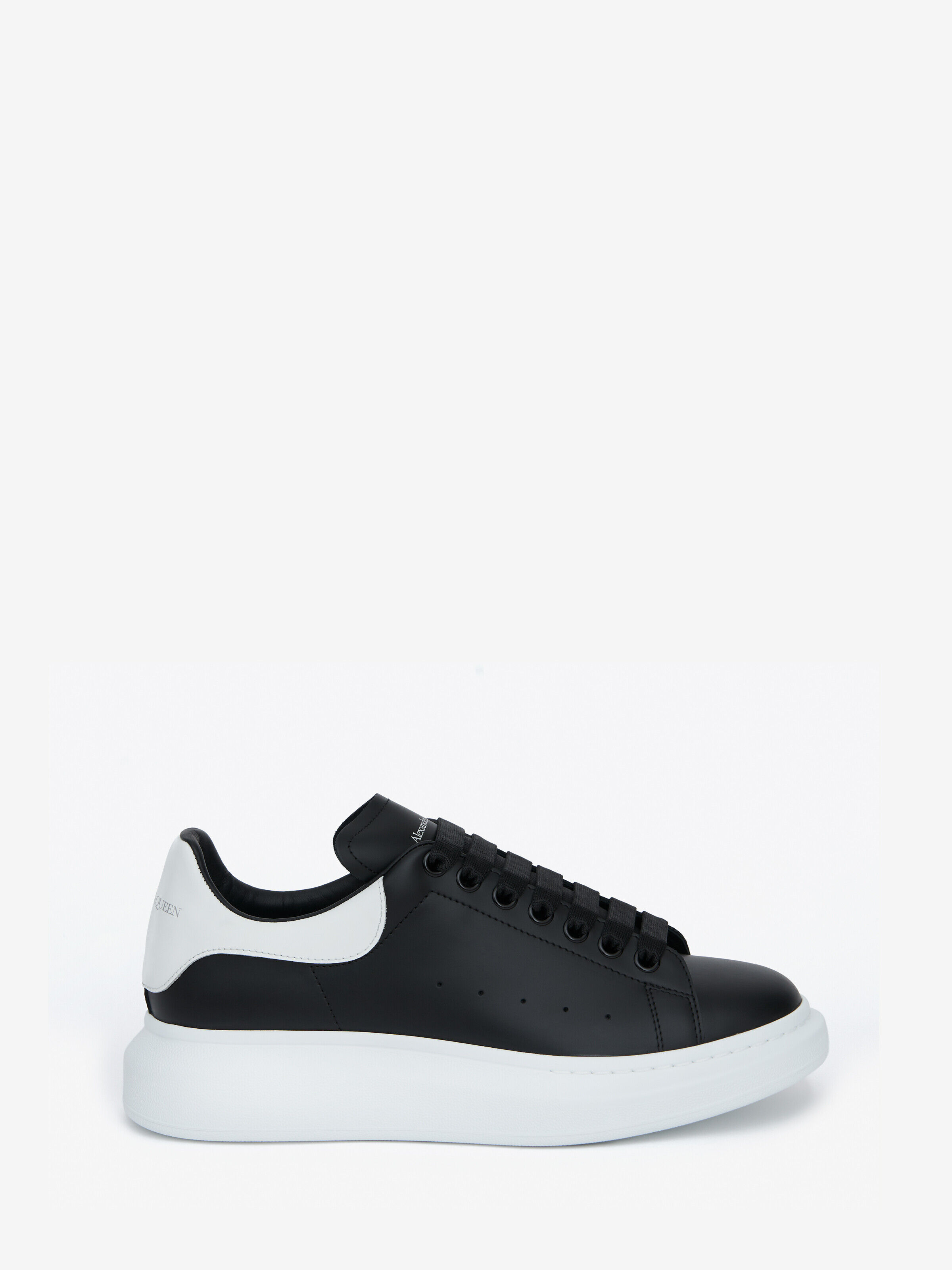 Alexander McQueen Men's Black Oversized Sneaker - 43.5 (Calfskin)