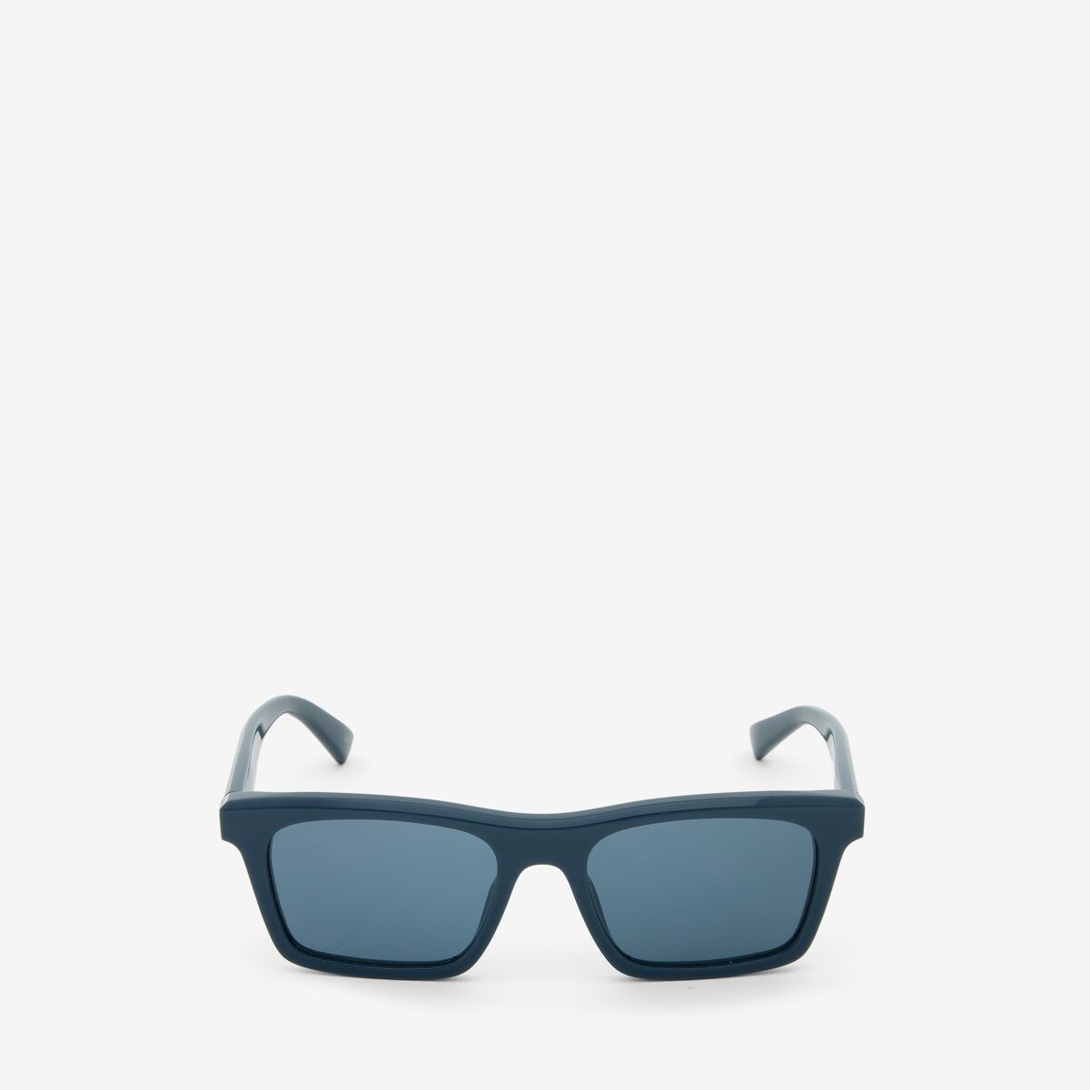 Alexander Mcqueen Mcqueen Logo Rectangular Sunglasses In Blue