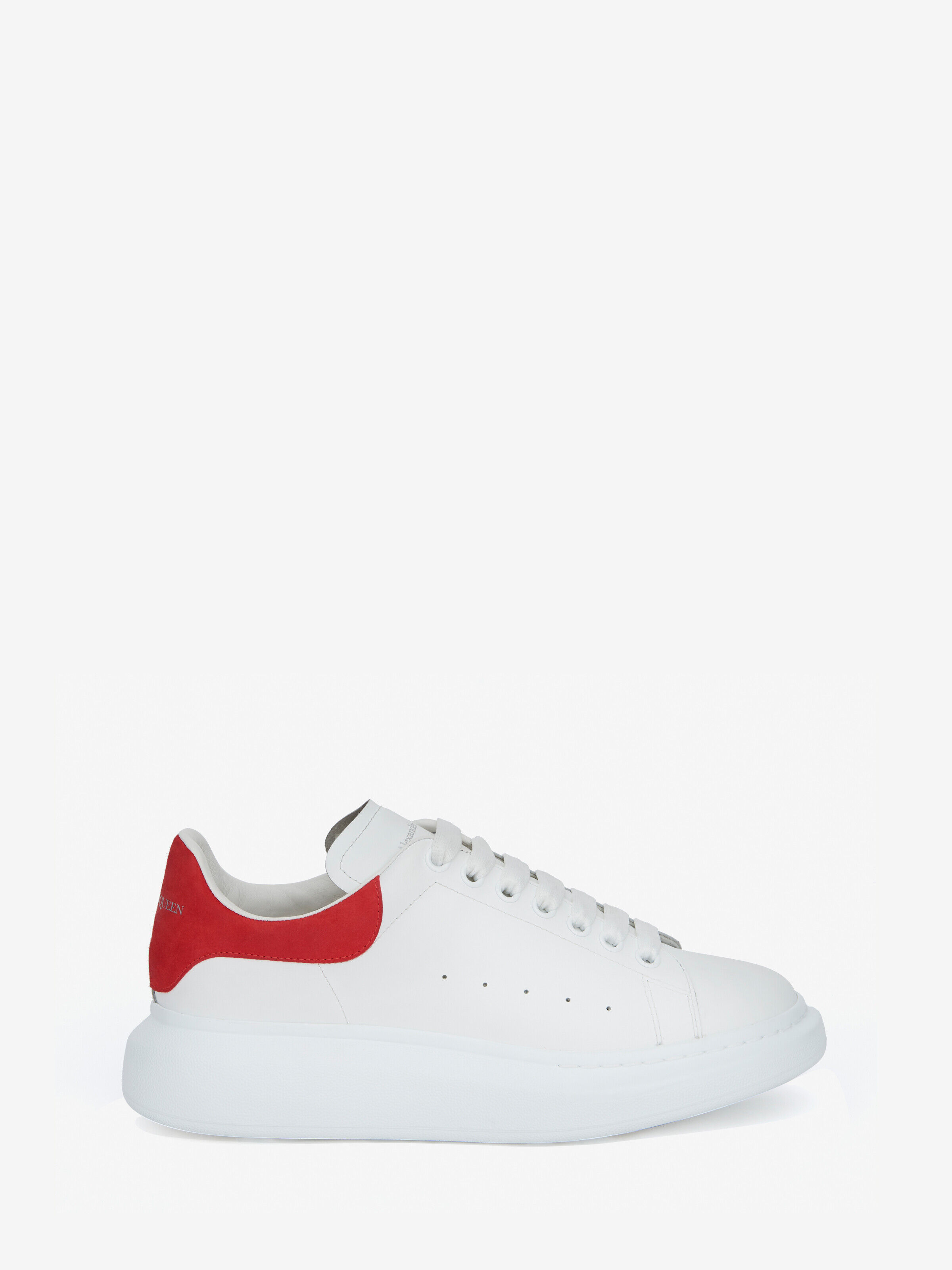 Alexander McQueen Men's Red Oversized Sneaker - 47 (Calf Leather)