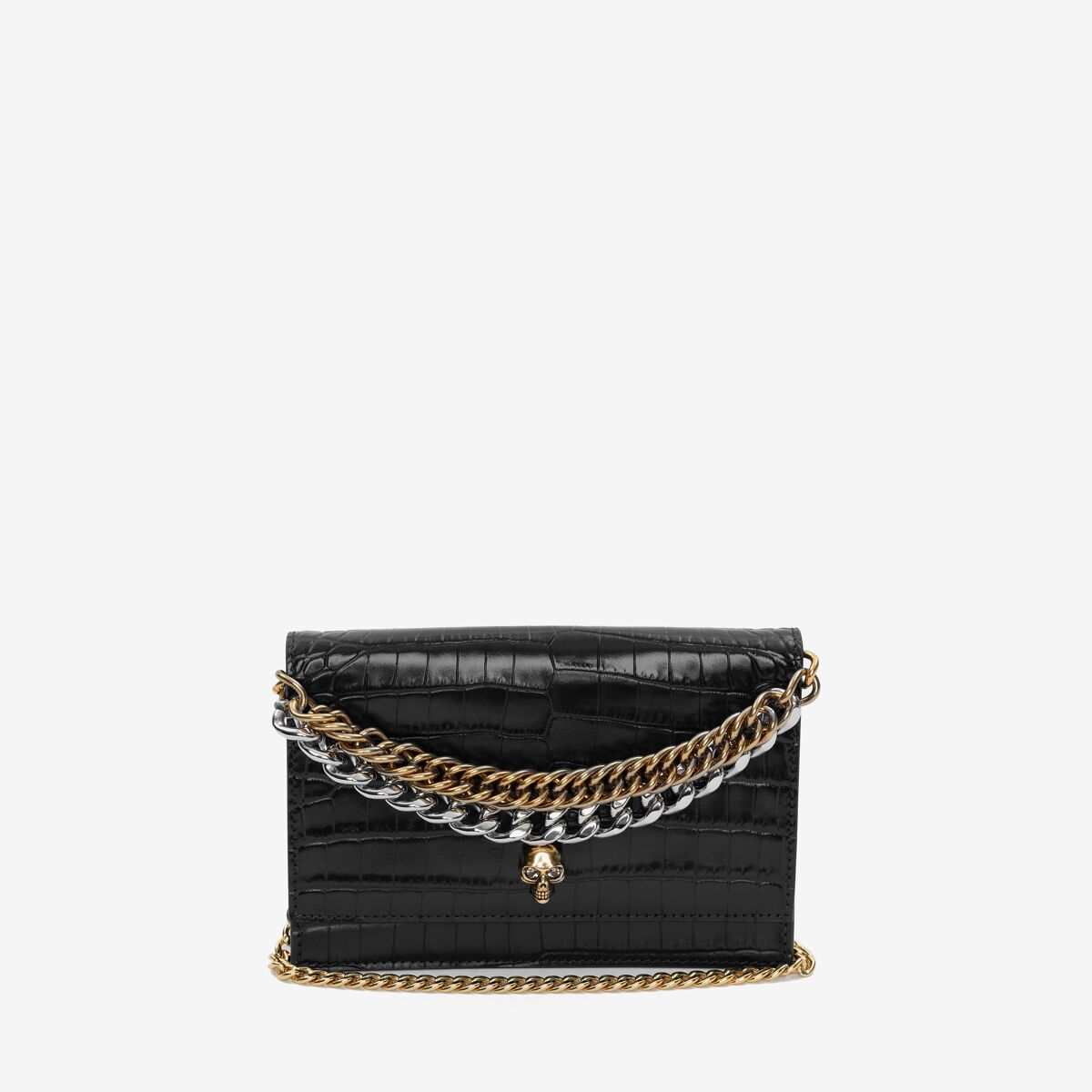 ALEXANDER MCQUEEN Small Skull Bag with Chain