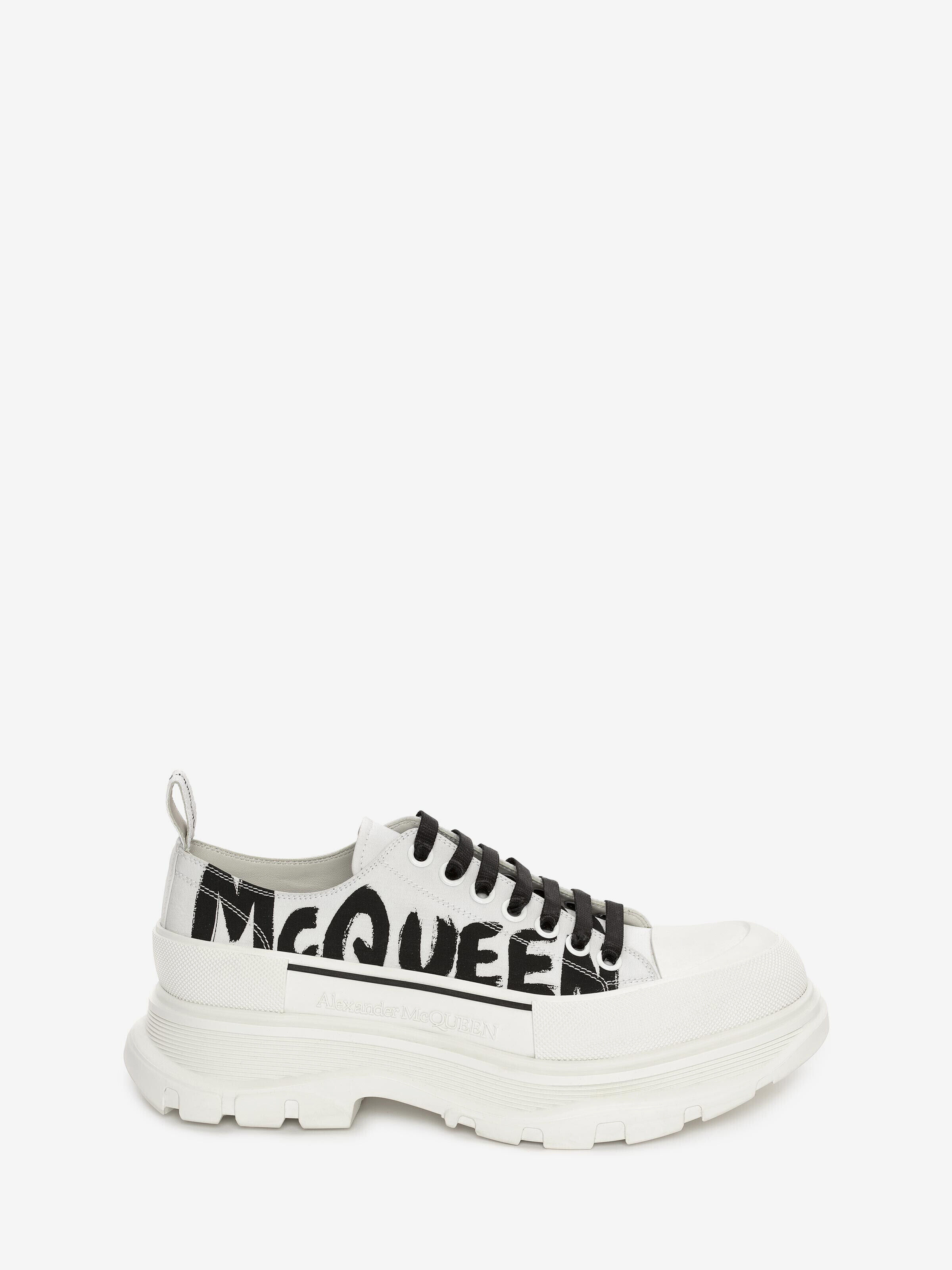 ★alexander mcqueen★ Tread Slick Lace Up Sneakers Optic Whi Alexander McQueen Tread Slick Lace-Up Sneakers Optic White