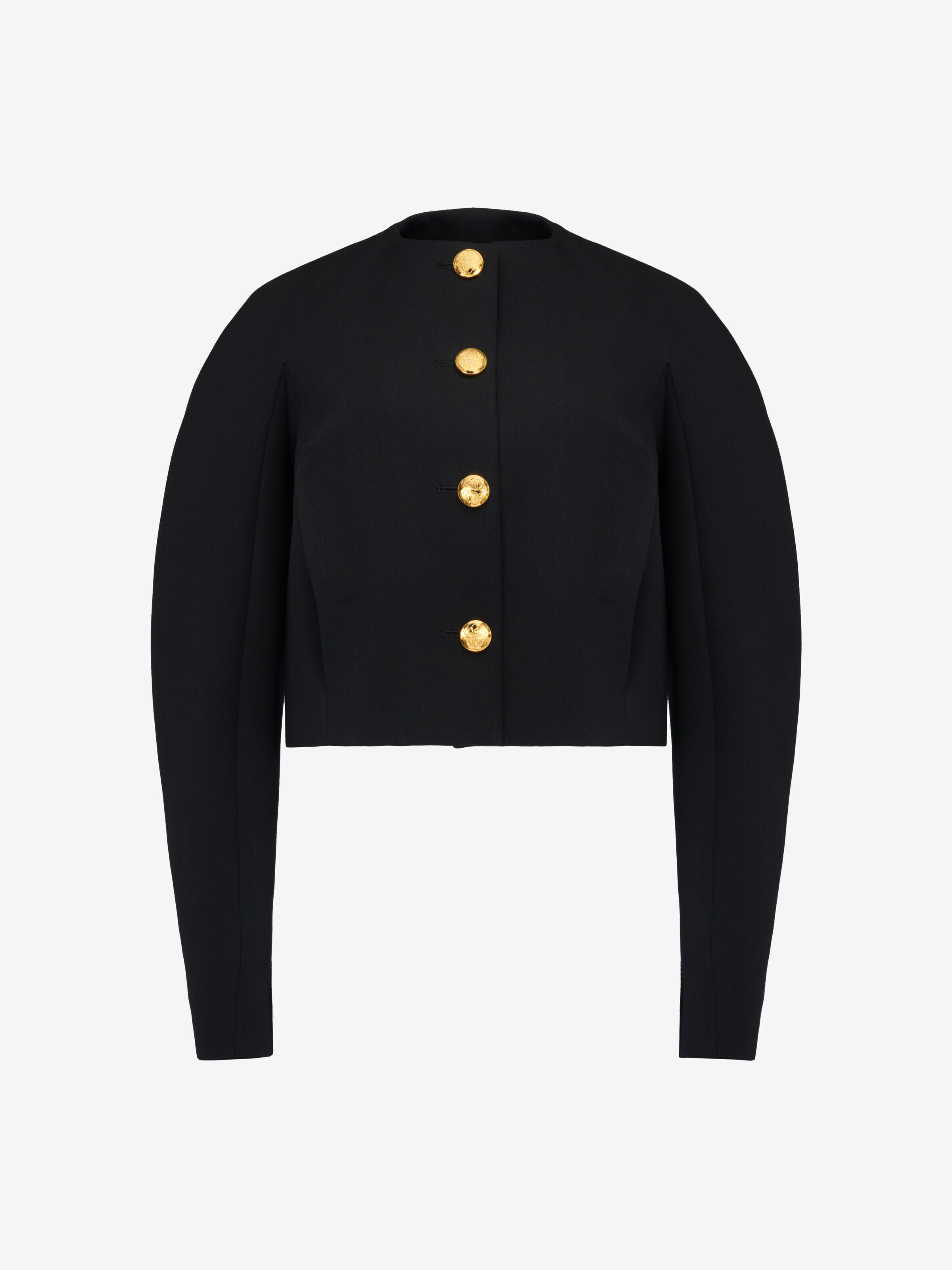 Alexander McQueen - Veste militaire à manches cocon - Femme - Noir - 40 (Laine)
