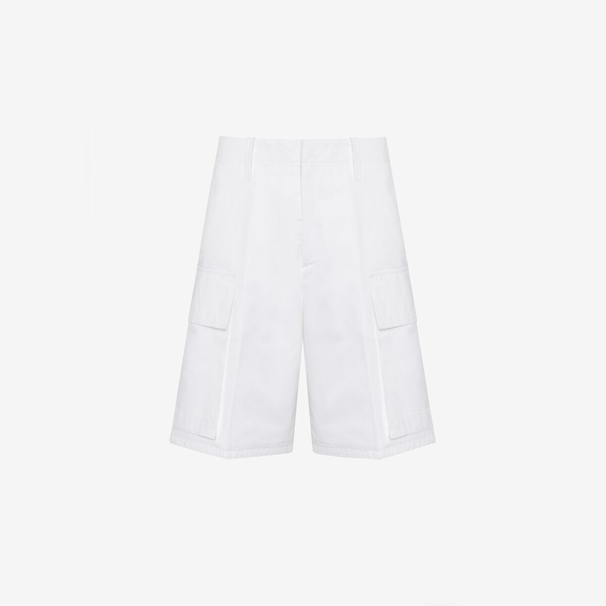 Alexander Mcqueen Cargo Shorts In White