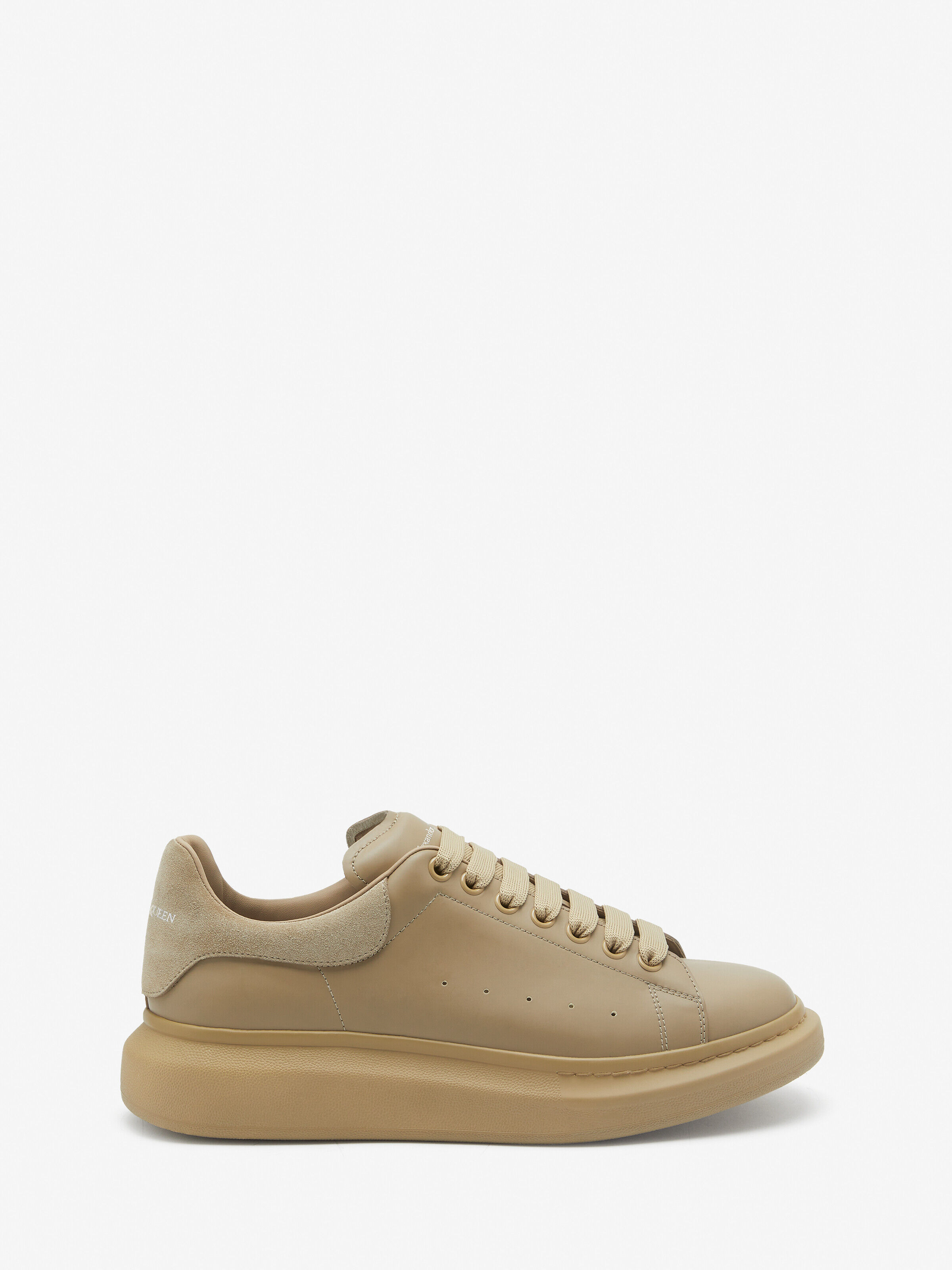 Alexander McQueen Men's White Oversized Sneaker - 41.5 (Cotton, Viscose, Polyester & Wool)