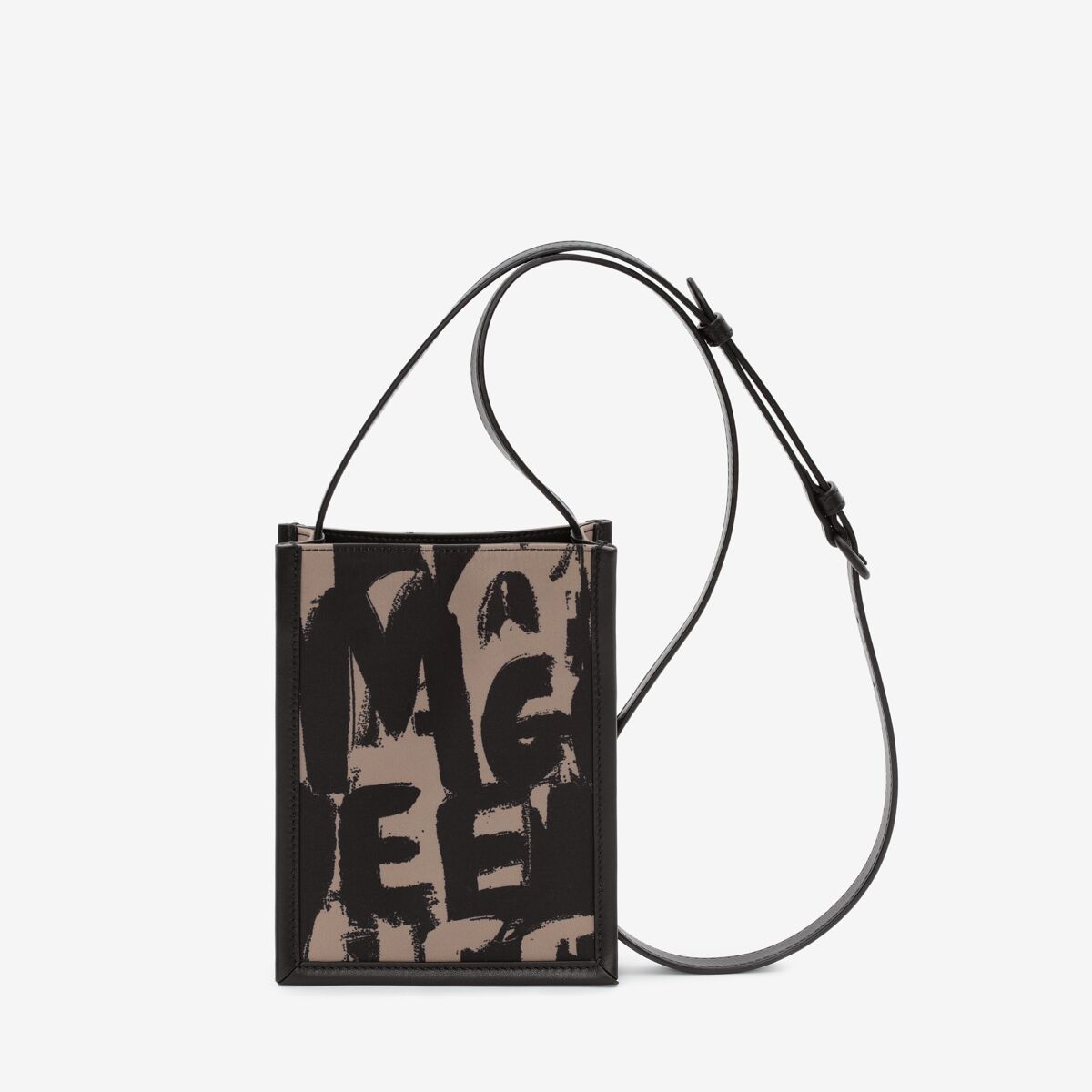 ALEXANDER MCQUEEN McQueen Graffiti Edge Mini Crossbody Bag