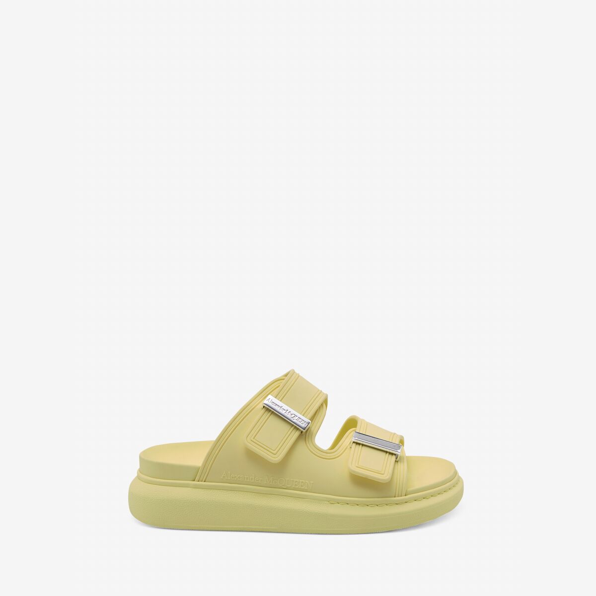 Alexander Mcqueen Hybrid Slide In Anise/silver