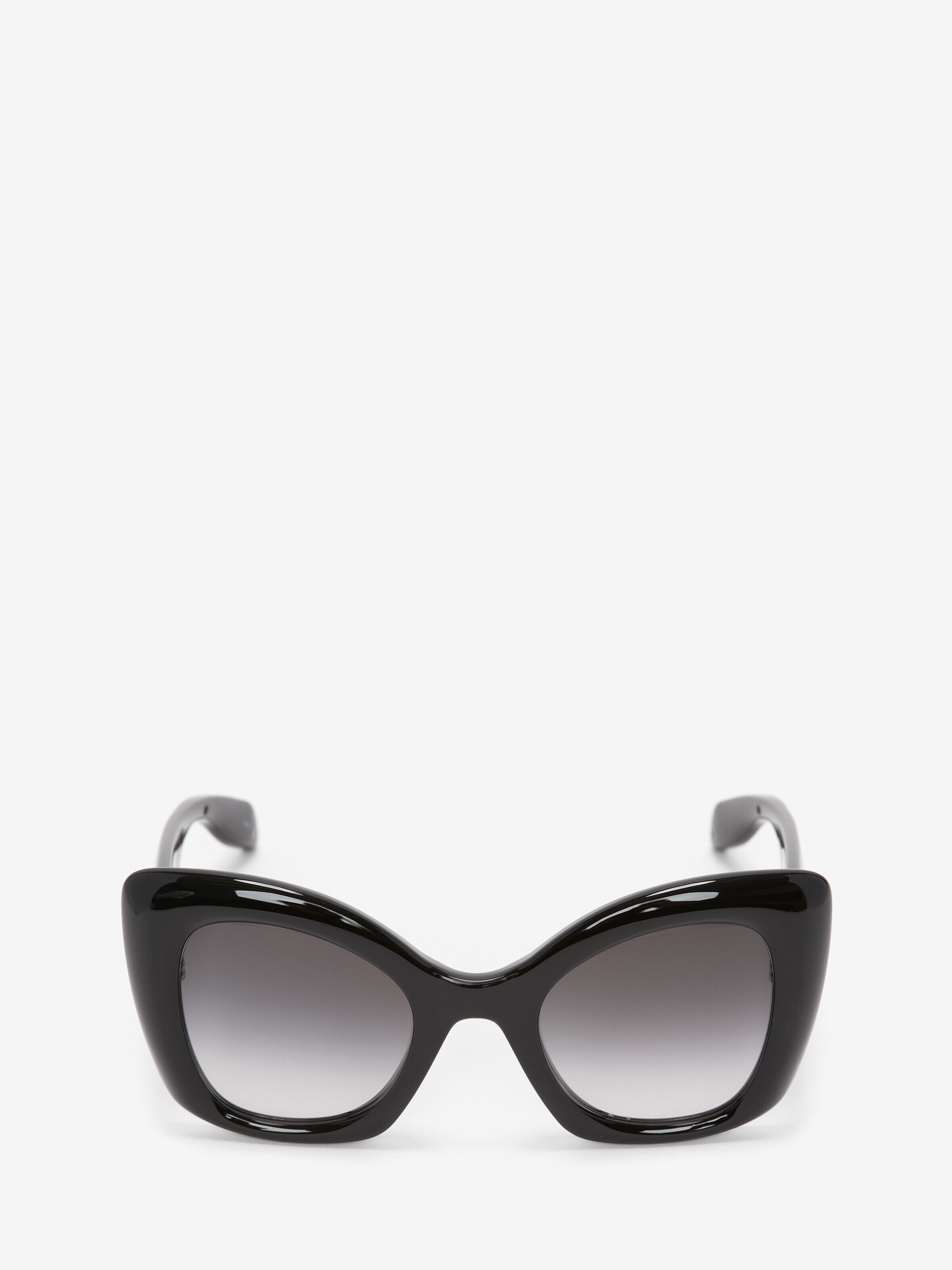 Alexander Mcqueen Butterfly Sunglasses W/ Gold-tone Detail 
