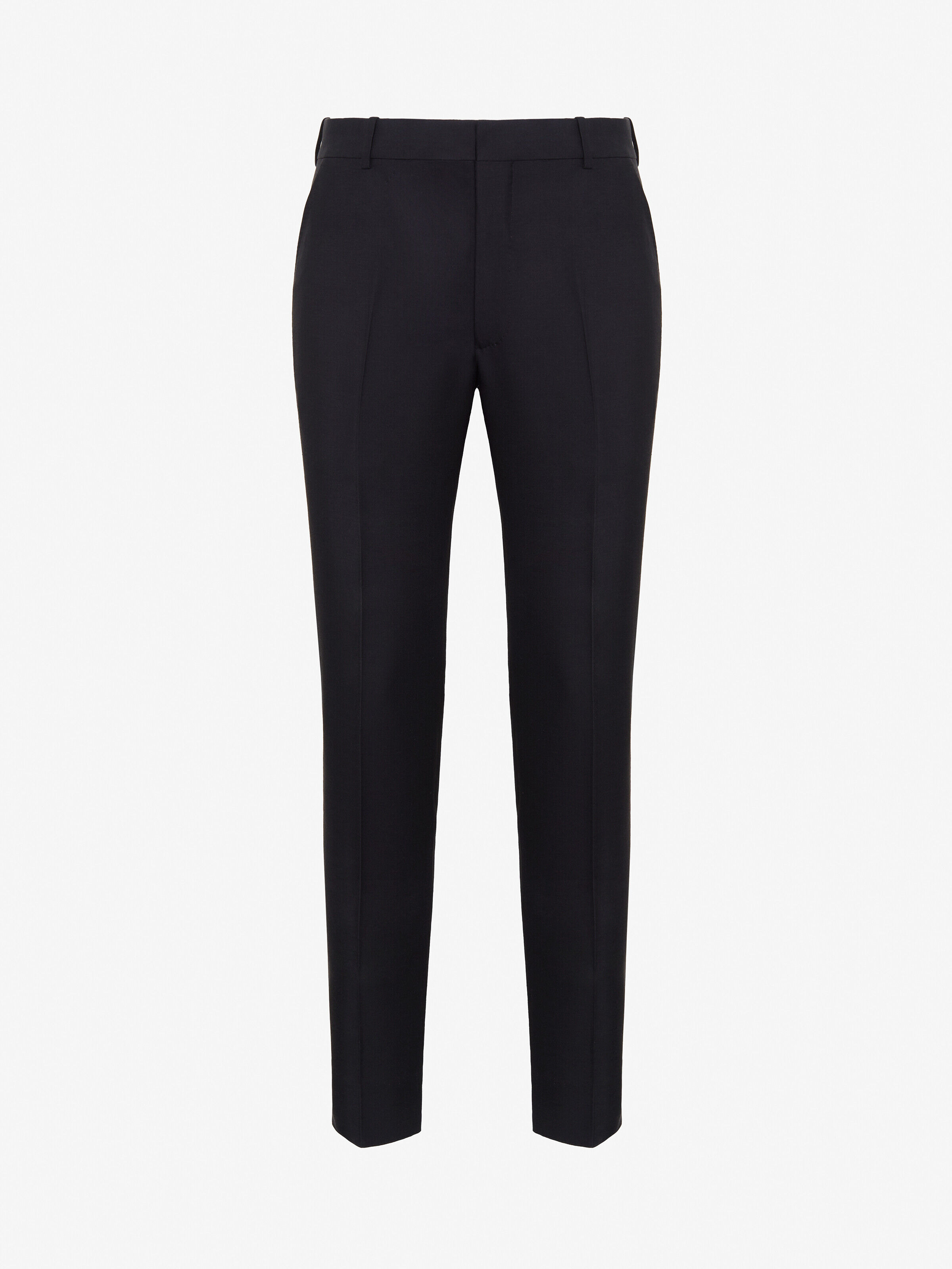 Alexander McQueen Men's Black Evening Cigarette Trousers - 42 (Wool)