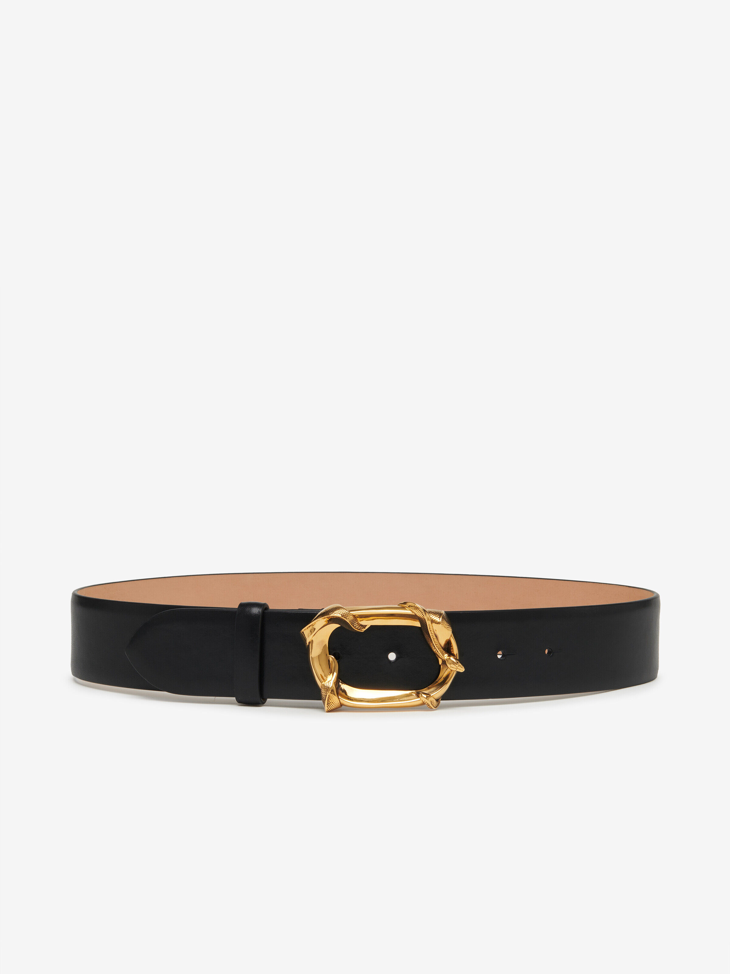 Alexander McQueen - Ceinture serpent - Femme - Noir - 105 (Cuir de veau)