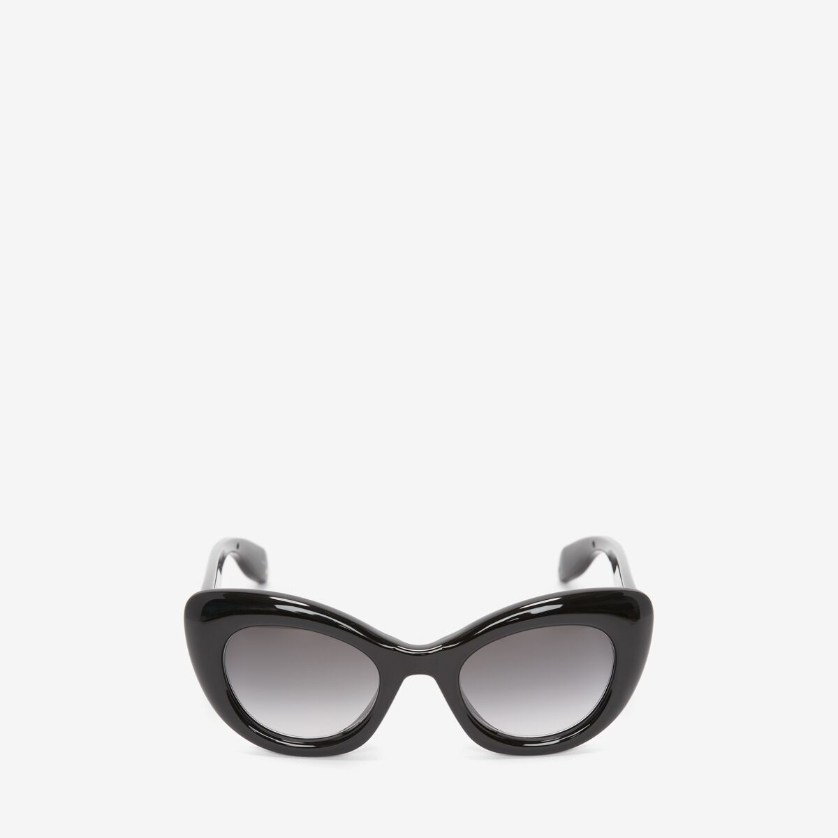 Alexander Mcqueen The Curve Cat-eye Sunglasses In Black