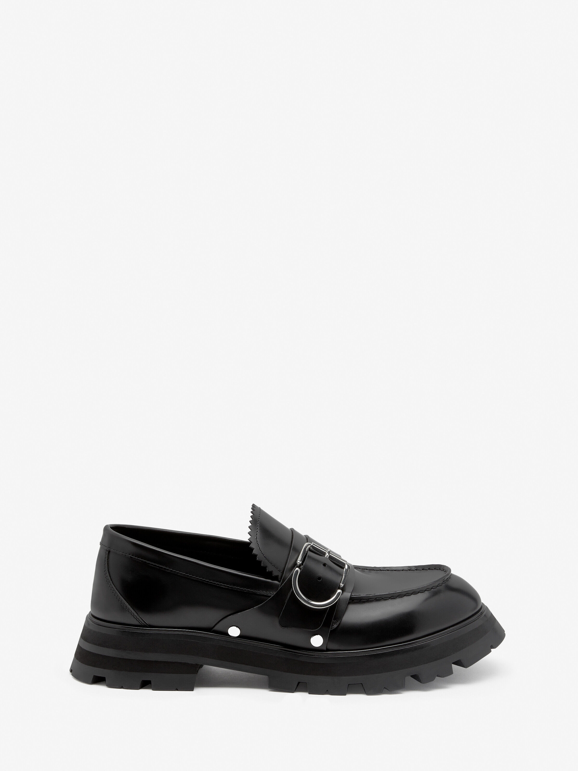 Alexander McQueen Men's Black Wander Loafer - 42 (Calfskin)