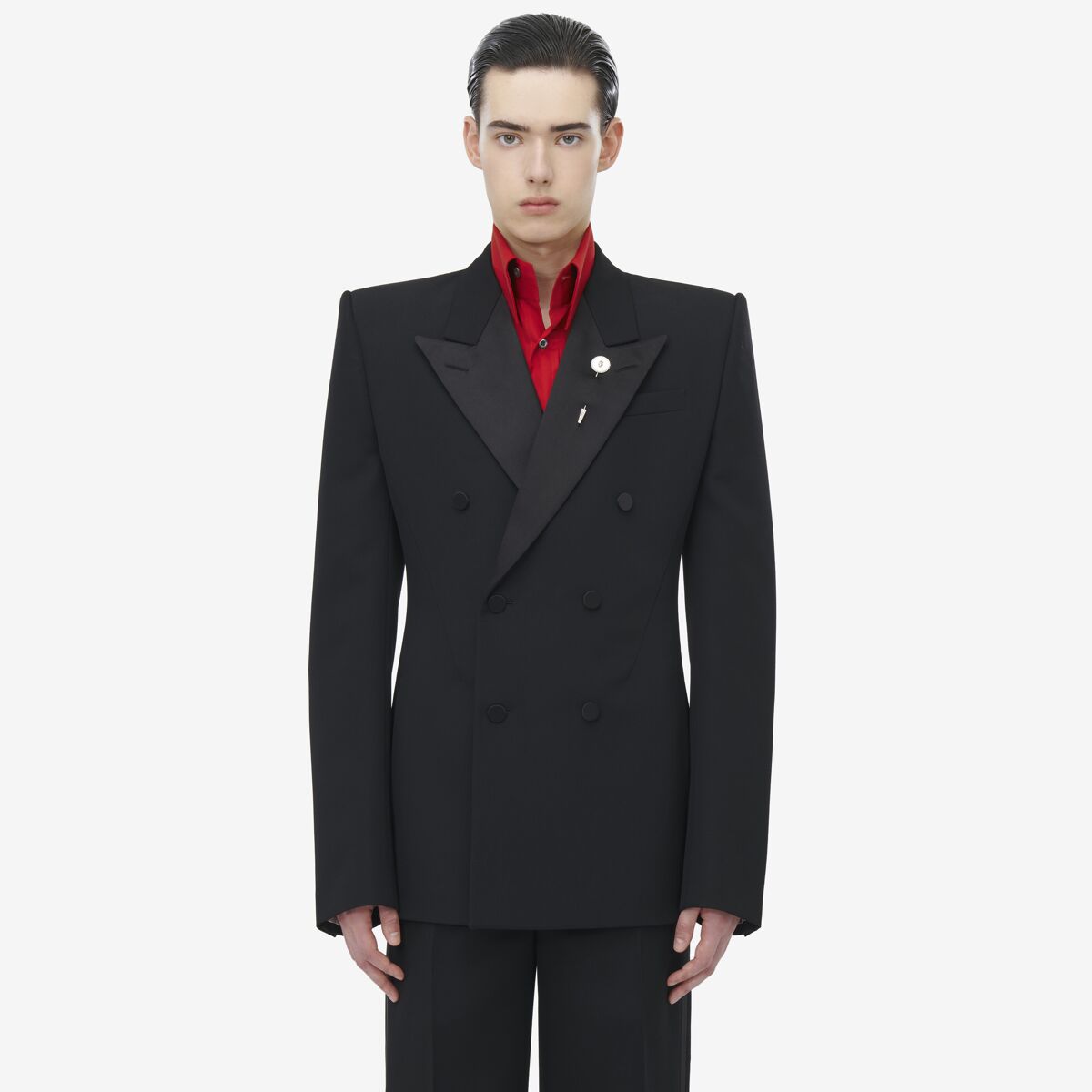 ALEXANDER MCQUEEN DOUBLE-BREASTED TUXEDO JACKET