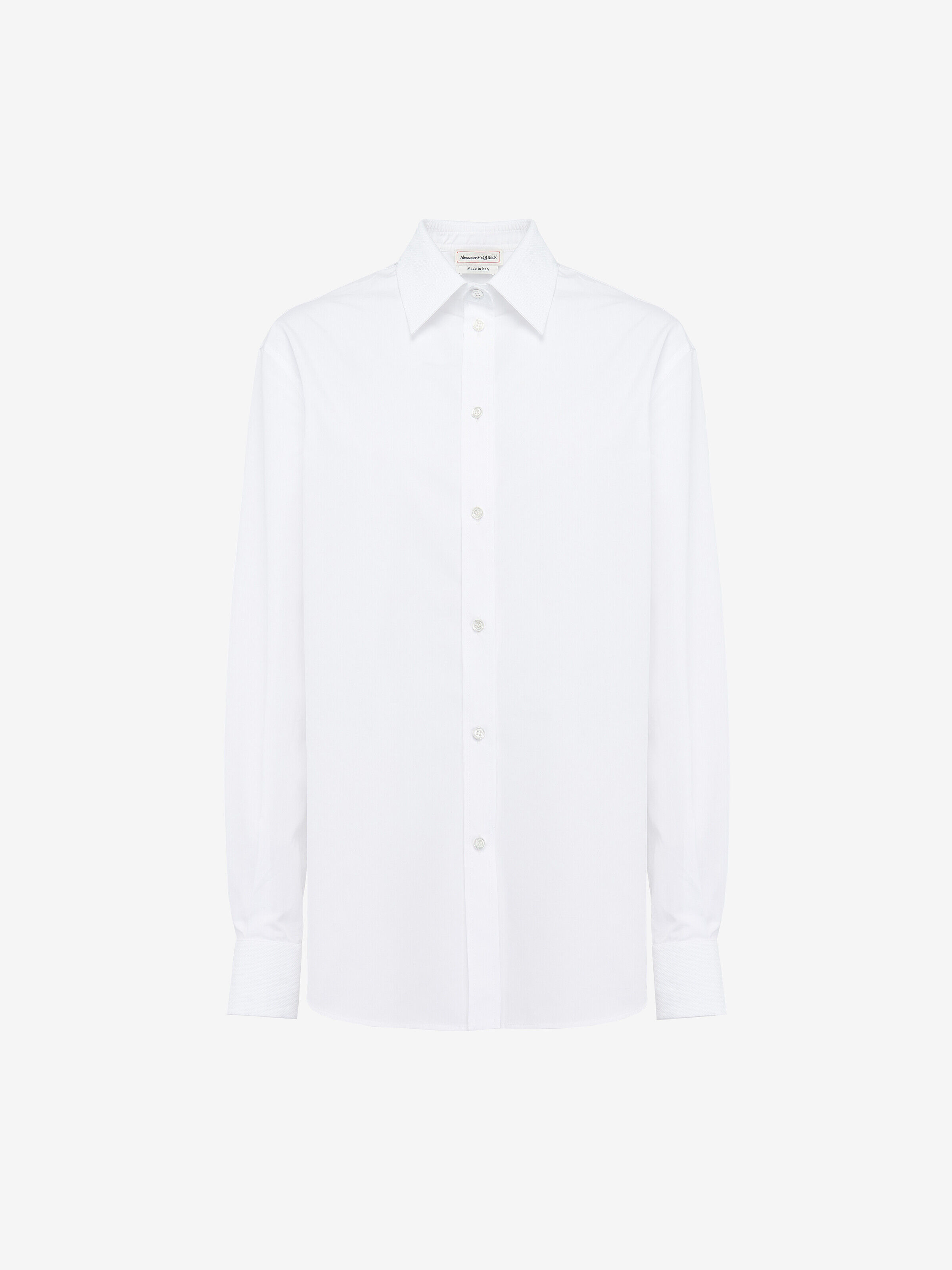 Alexander McQueen - Camicia uomo oversize - Donna - Bianco - 46 (Cotone)