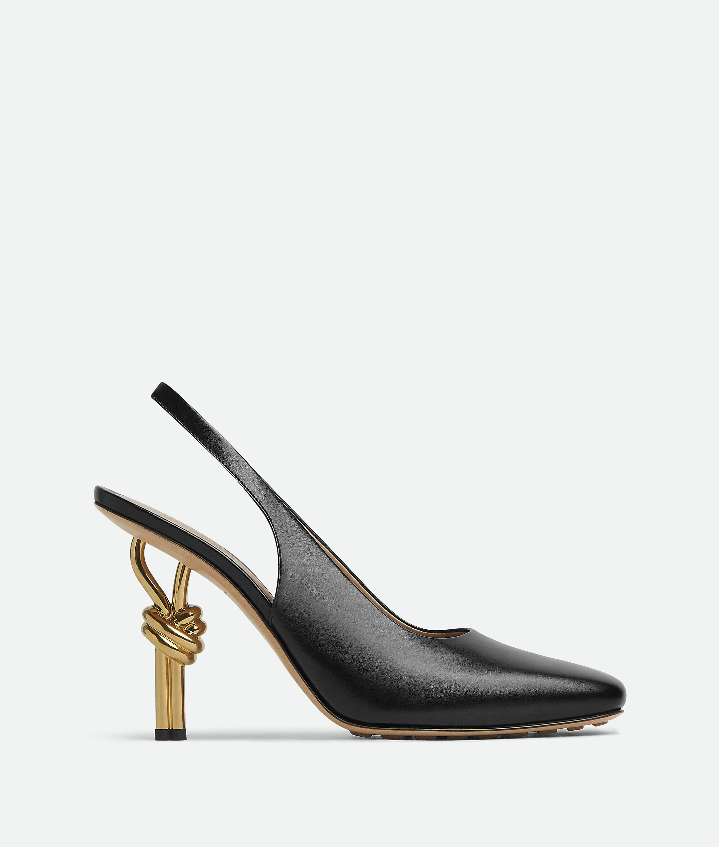 Shop Bottega Veneta Knot Pumps In Black