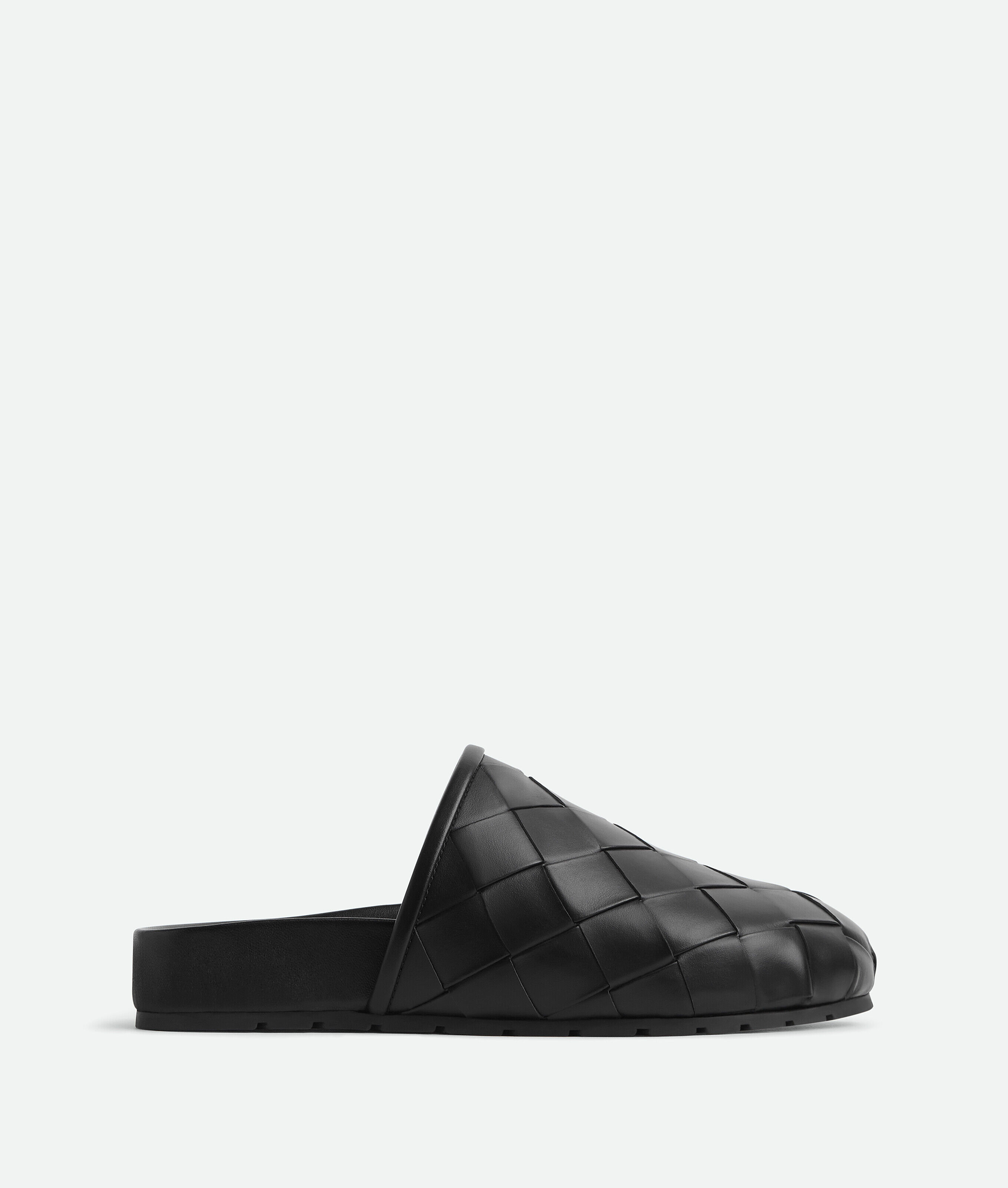 Shop Bottega Veneta Reggie Mules In Black