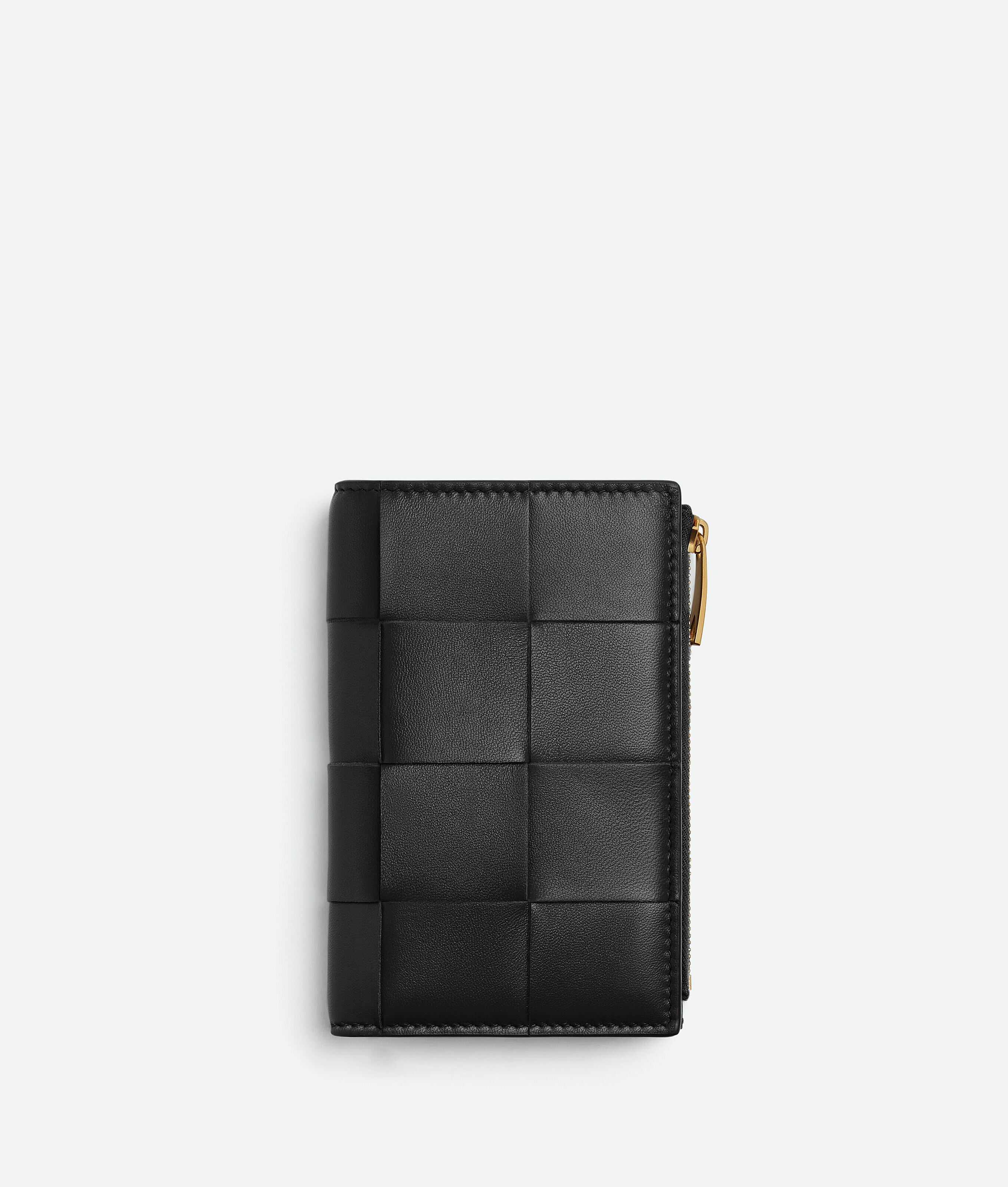 Shop Bottega Veneta Mittelgrosses Cassette Bi-fold Portemonnaie In Black