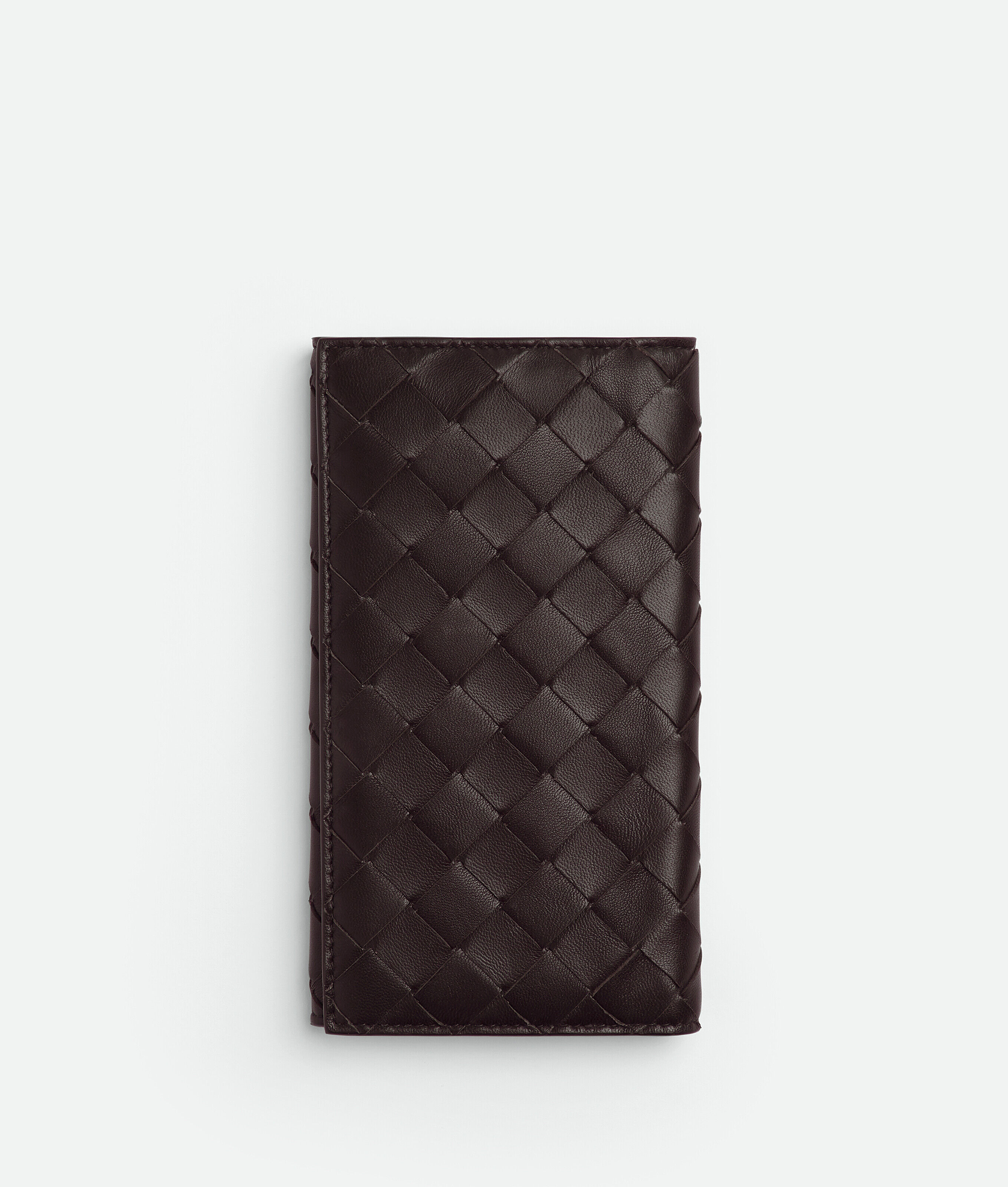 Shop Bottega Veneta Long Wallet In Fondant